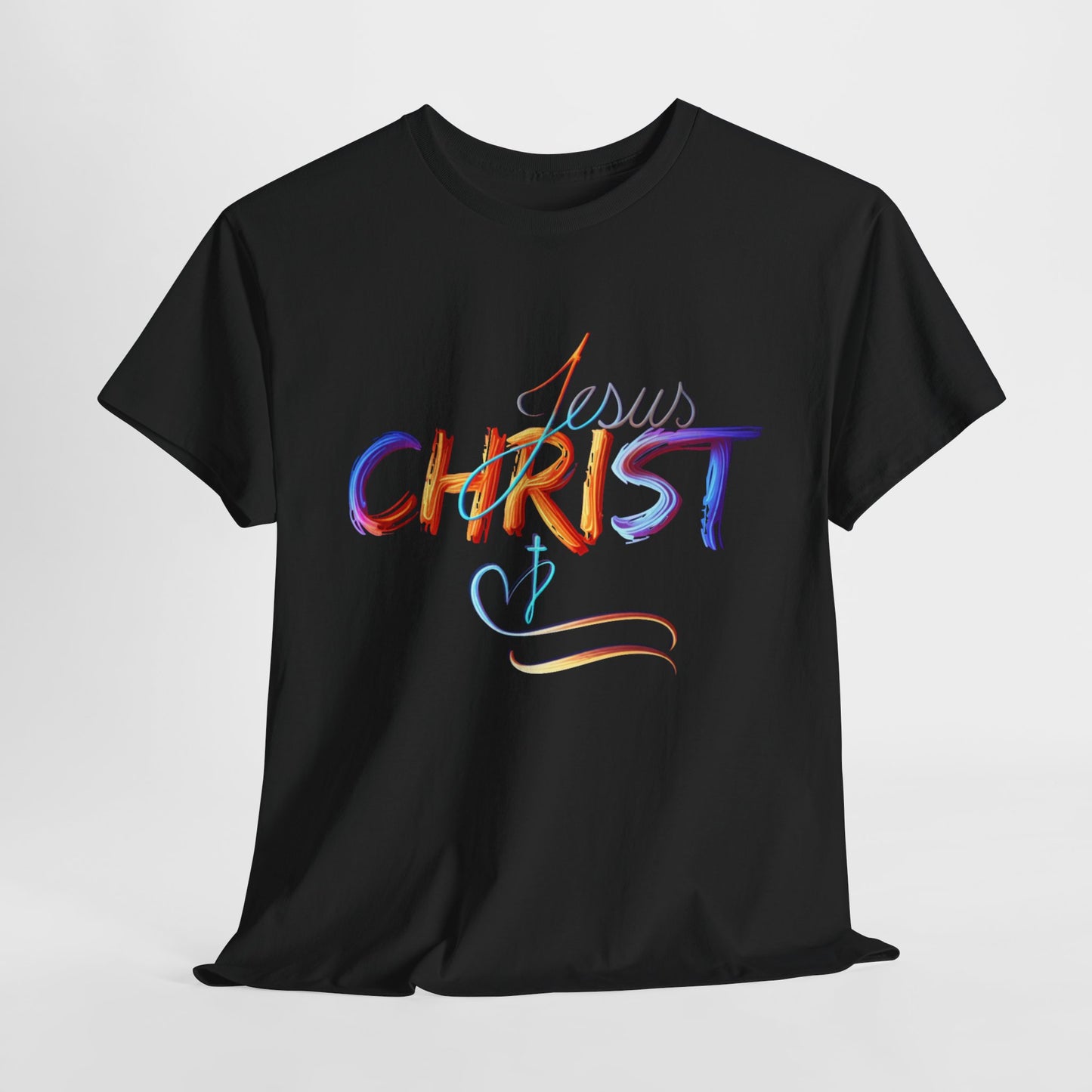 Jesus Christ Shirt, Faith & Light T-shirt, Christian Apparel, Bold Christian Graphics, Christian Gift, Faith-Based Art, Gospel Merchandise