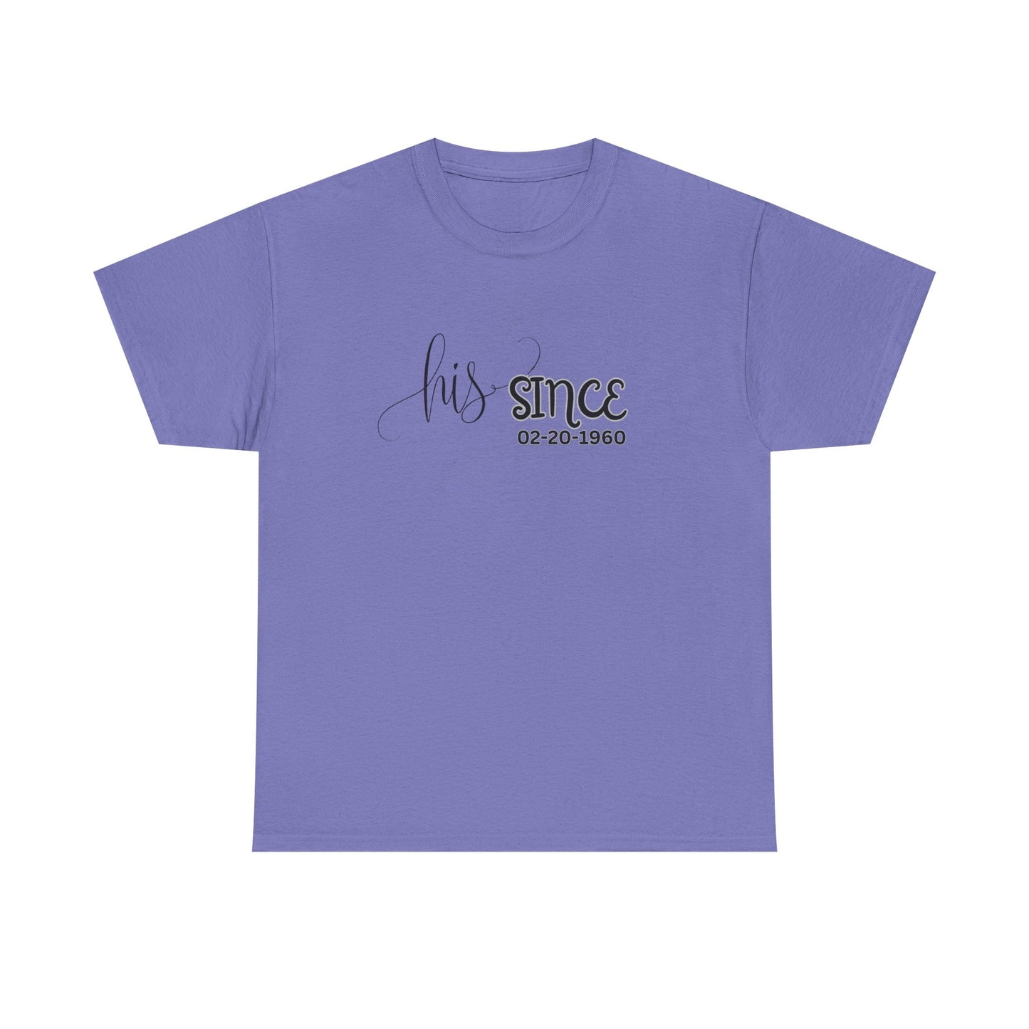 Personalized His and Hers Valentine T-Shirts, Custom Valentine T-Shirts, Unisex Valentine T-Shirts, T-Shirts for Couples, (Hers Solid Separately)
