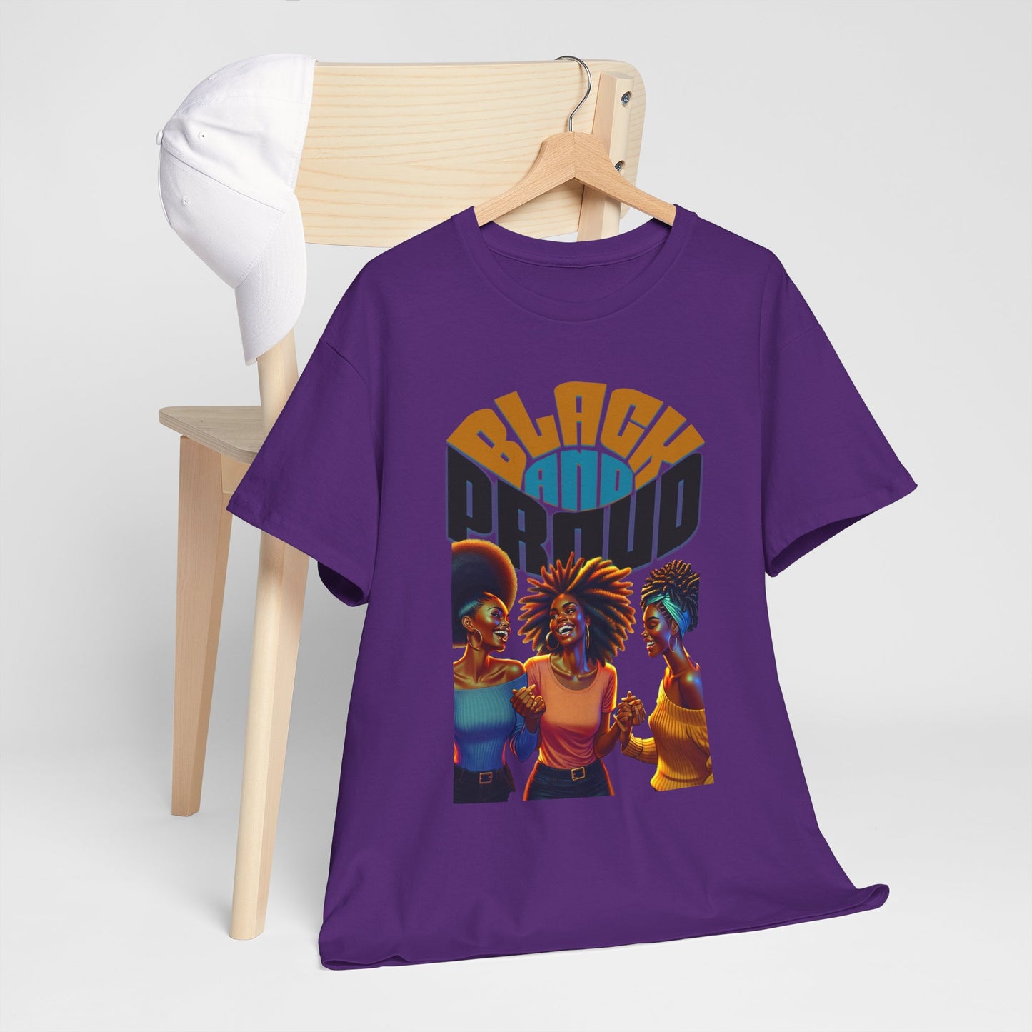 Black and Proud: Sisters United Shirt, Black Culture Shirts, Melanin Power, Black Girl Magic Shirts, African American T-Shirts, Nubian Queens T-Shirts,