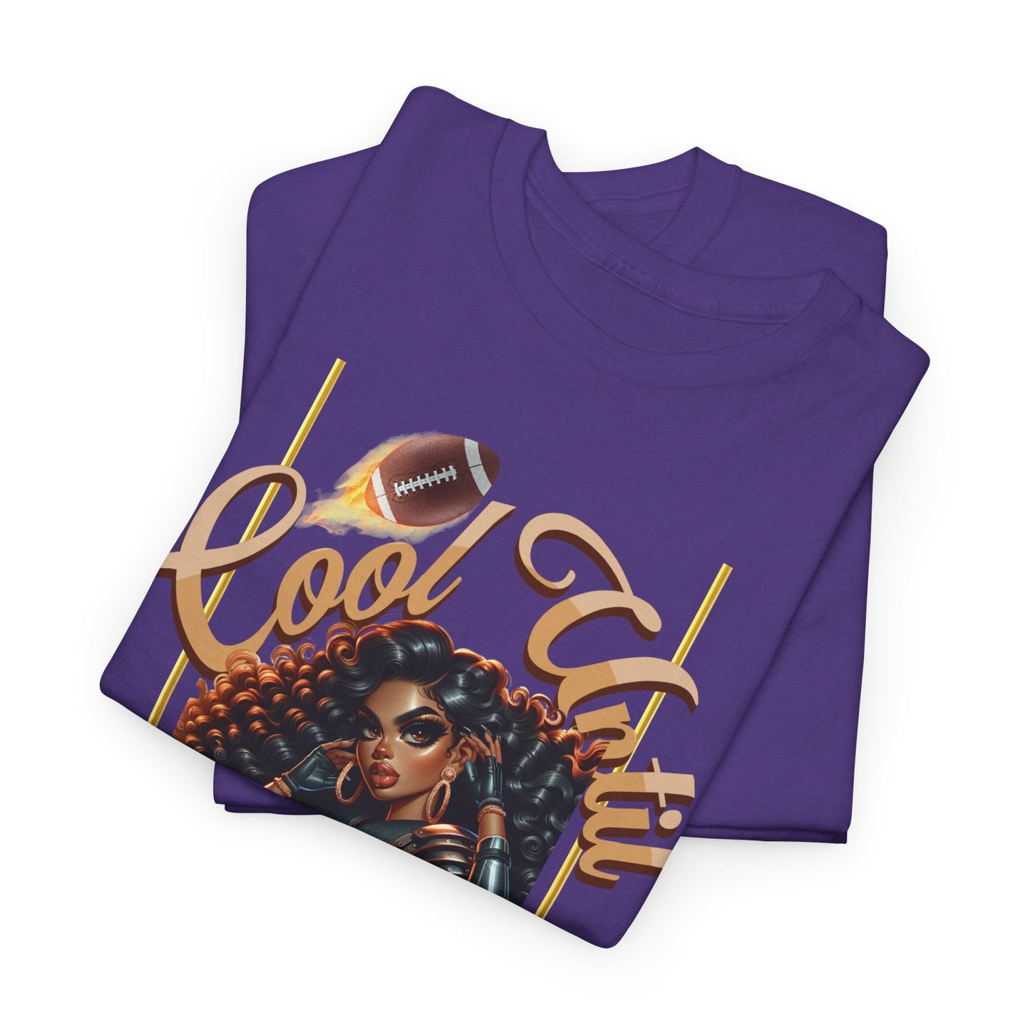 Cool Vibes Kickoff T-Shirt, Game Day Tee, Chic Football Apparel, Football Girl Shirt, Woman Glam Football Shirt, Cute Football Tees, Football Shirts