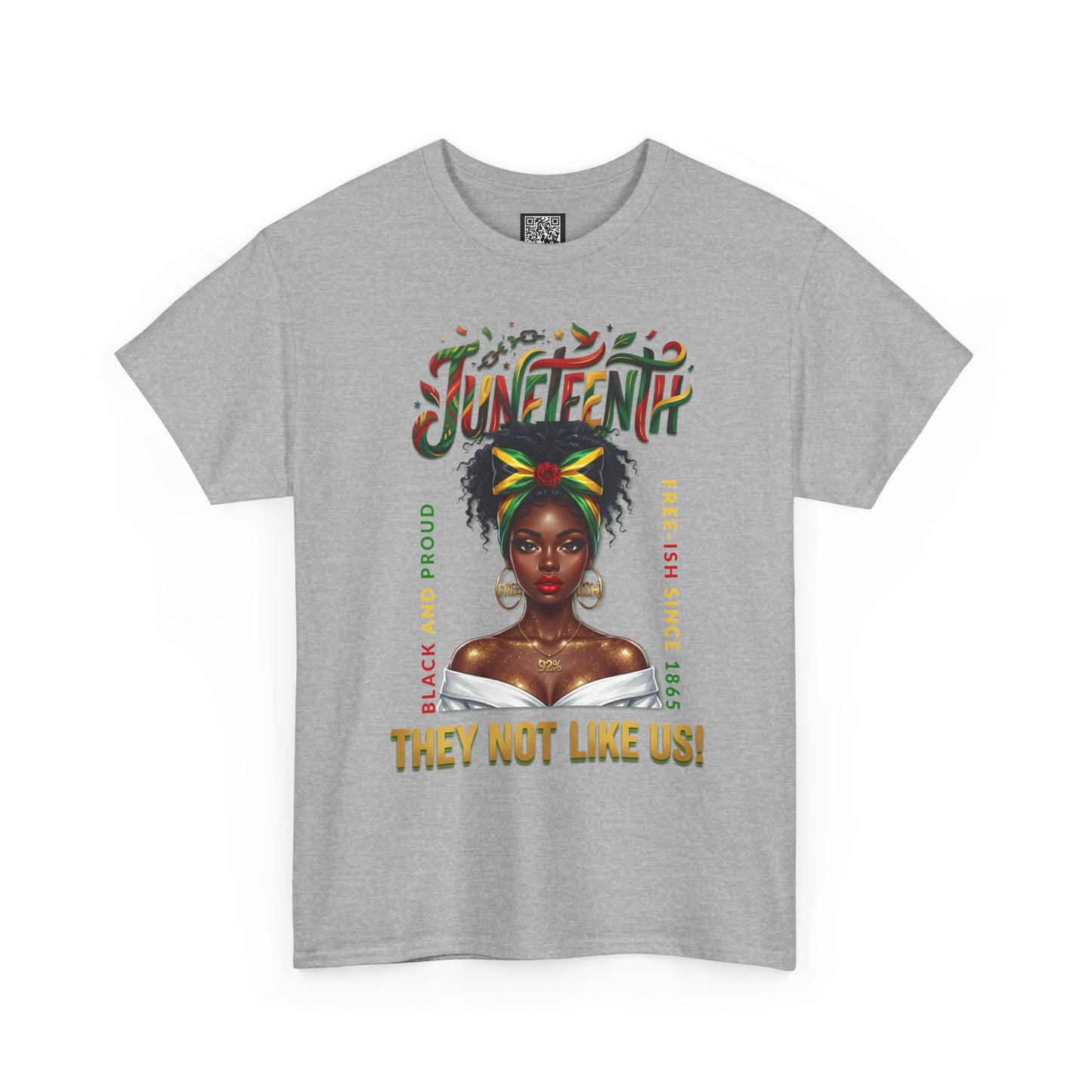 Juneteenth Celebration Tee — "They Not Like Us" Black History Graphic Shirt