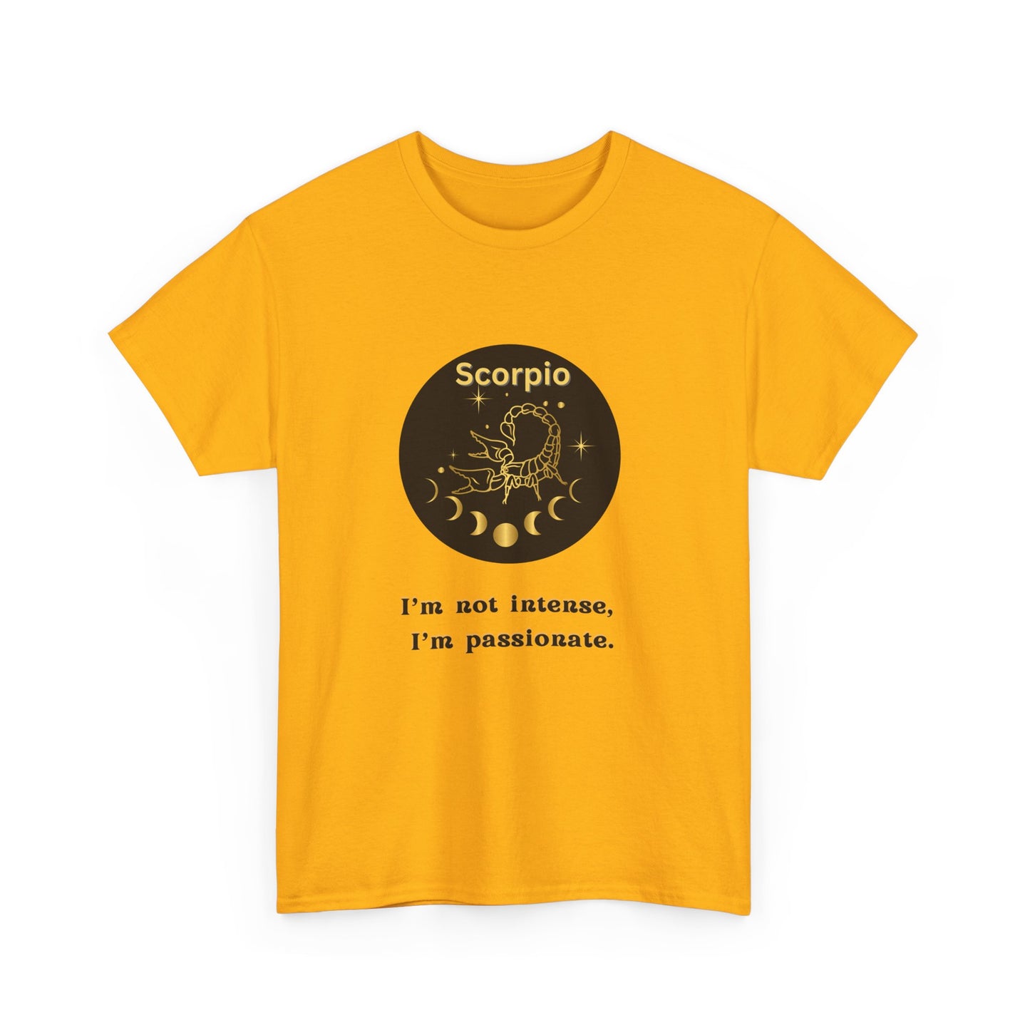 Scorpio T-Shirt, Scorpio Horoscope Gifts, Birth Month Gifts, Zodiac Sign T-Shirt Gifts, Astrology T-Shirt, Unisex Heavy Cotton Tee