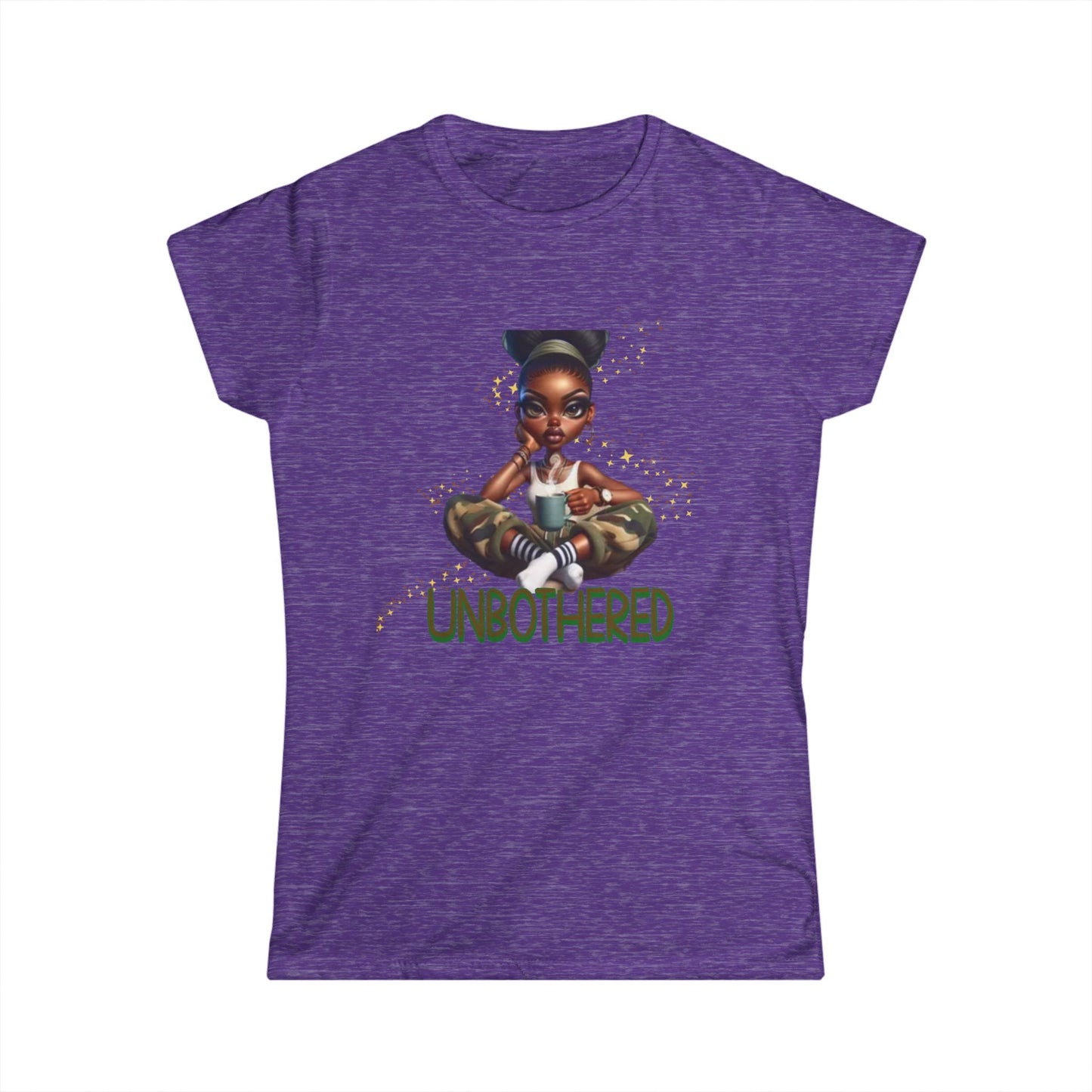 Unbothered Serenity T-Shirts for Women, Black Woman Empowerment, 92% Black Women Shirts, Melanin Magic T-Shirts, Black Girl Magic Tees