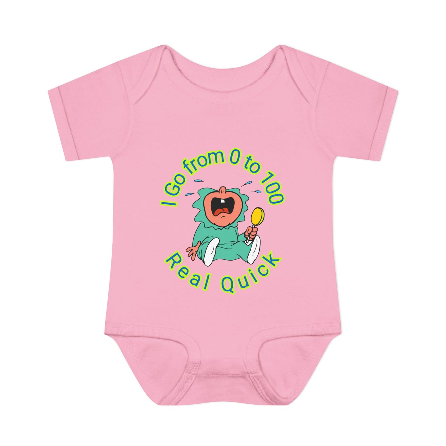 Funny Baby Onesies from 0 to 24 Months, Cute Colorful Baby Onesies for Boy or Girl, From 0 to 100 Real Quick, Newborn Baby Shower Gifts