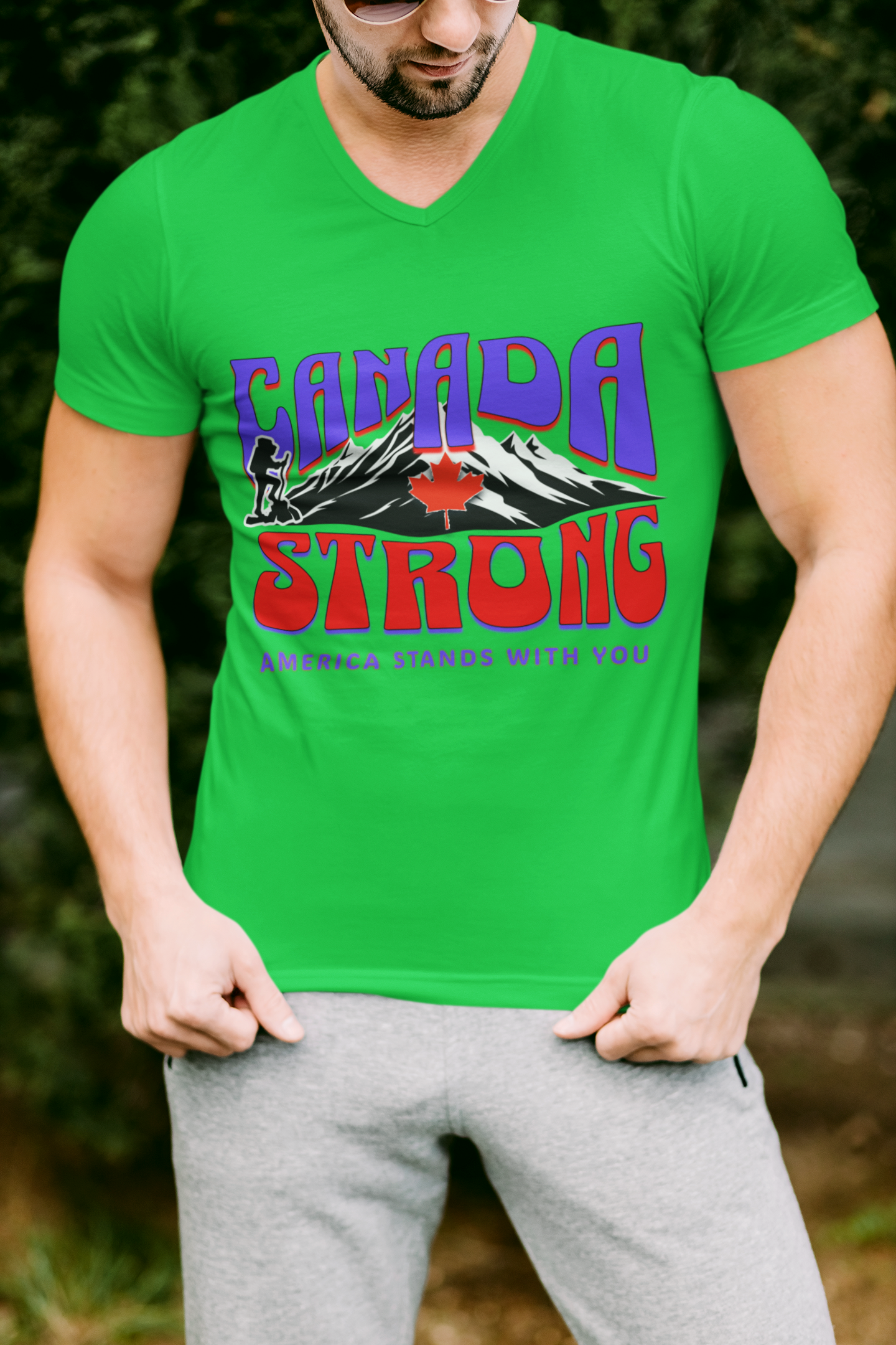 Canada and America in Solidarity, Canada Strong Unisex T-Shirt, America and Canada are United, Canada Pride and America Apologizes for Trump