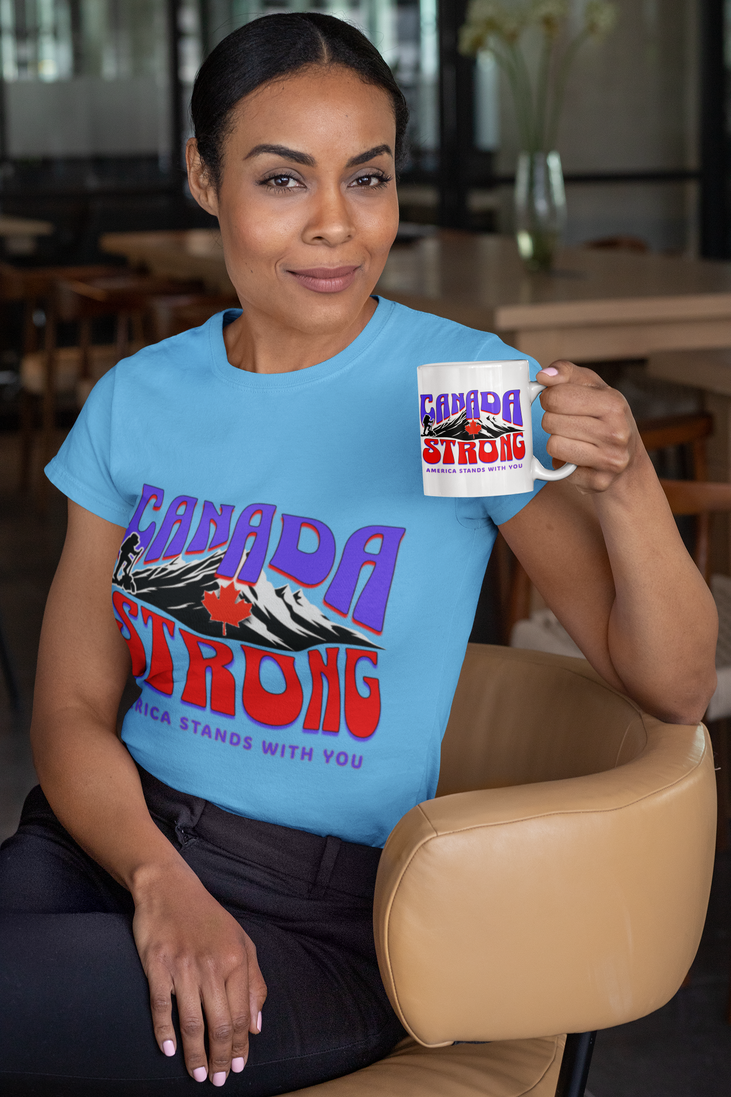 Canada and America in Solidarity, Canada Strong Unisex T-Shirt, America and Canada are United, Canada Pride and America Apologizes for Trump