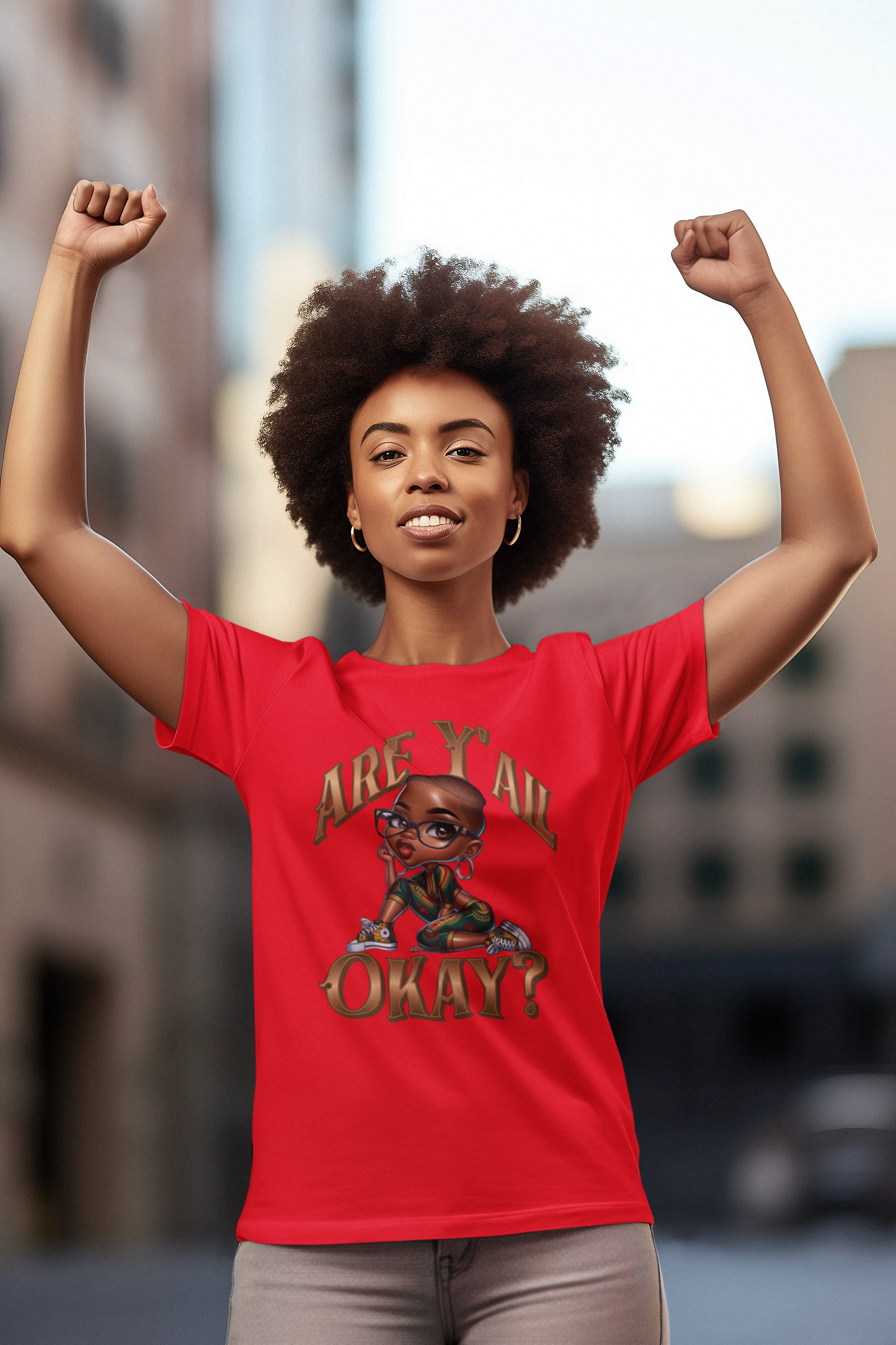 Sassy Check-In "Are Y'all Okay?", Black Girl Magic Shirts, Black History Month Shirt, Afrocentric Melanin Shirts, Woman Empowerment Shirt