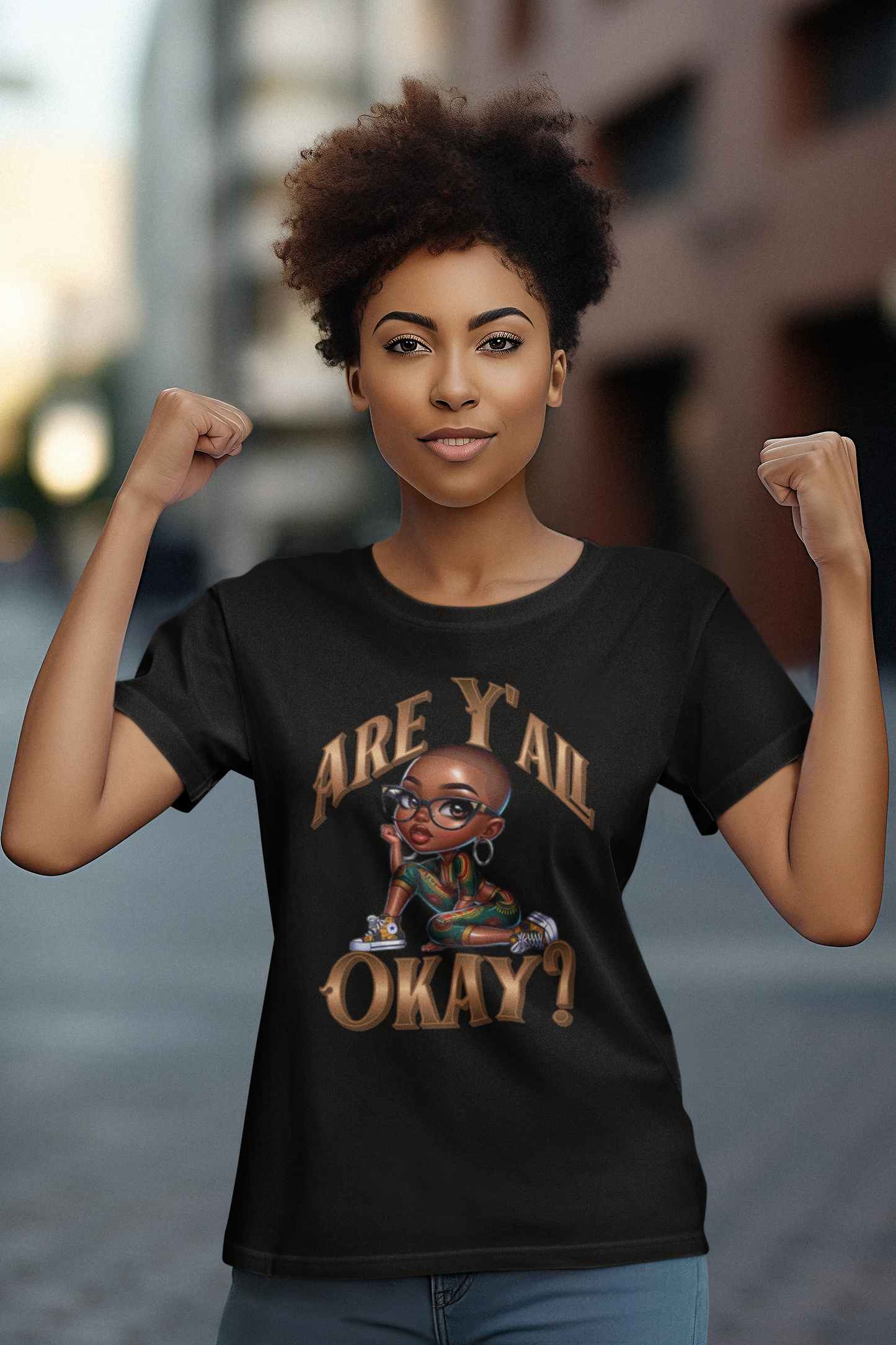 Sassy Check-In "Are Y'all Okay?", Black Girl Magic Shirts, Black History Month Shirt, Afrocentric Melanin Shirts, Woman Empowerment Shirt