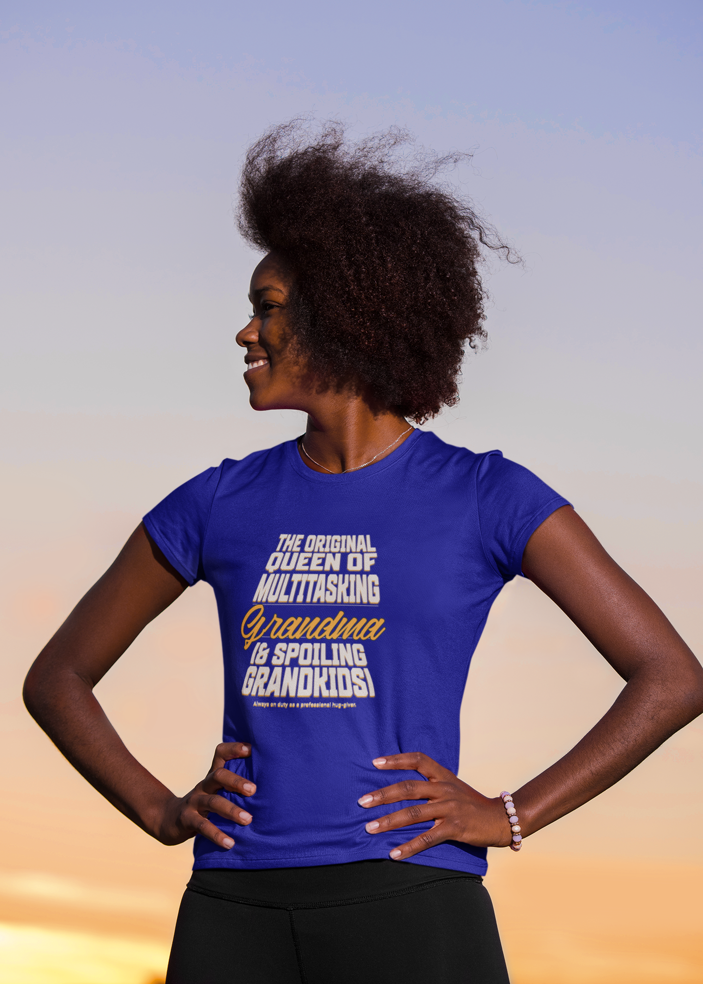 Grandma's Multitasking Tee, T-Shirt for Proud Grandmas, Grandma: Queen of Everything, Gift for a grandmother, Birthday Gift for Grandma