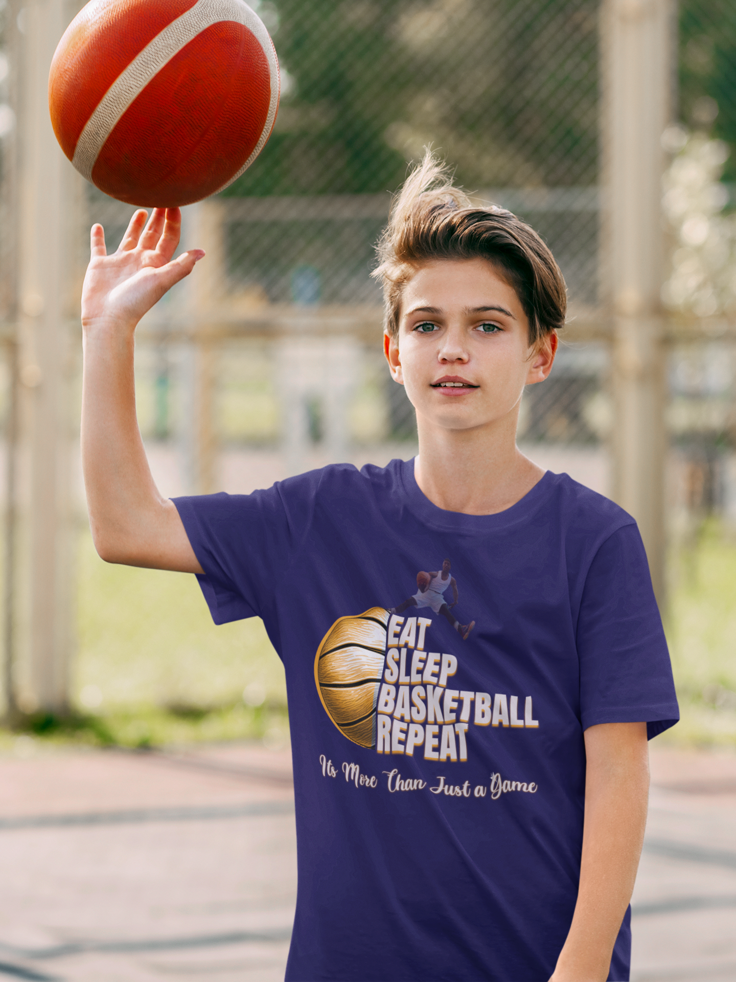 Eat Sleep Basketball Repeat, Basketball Merchandise, Basketball Grind Unisex T-shirt, Basketball Clothing for a Fan, Basketball Training Apparell