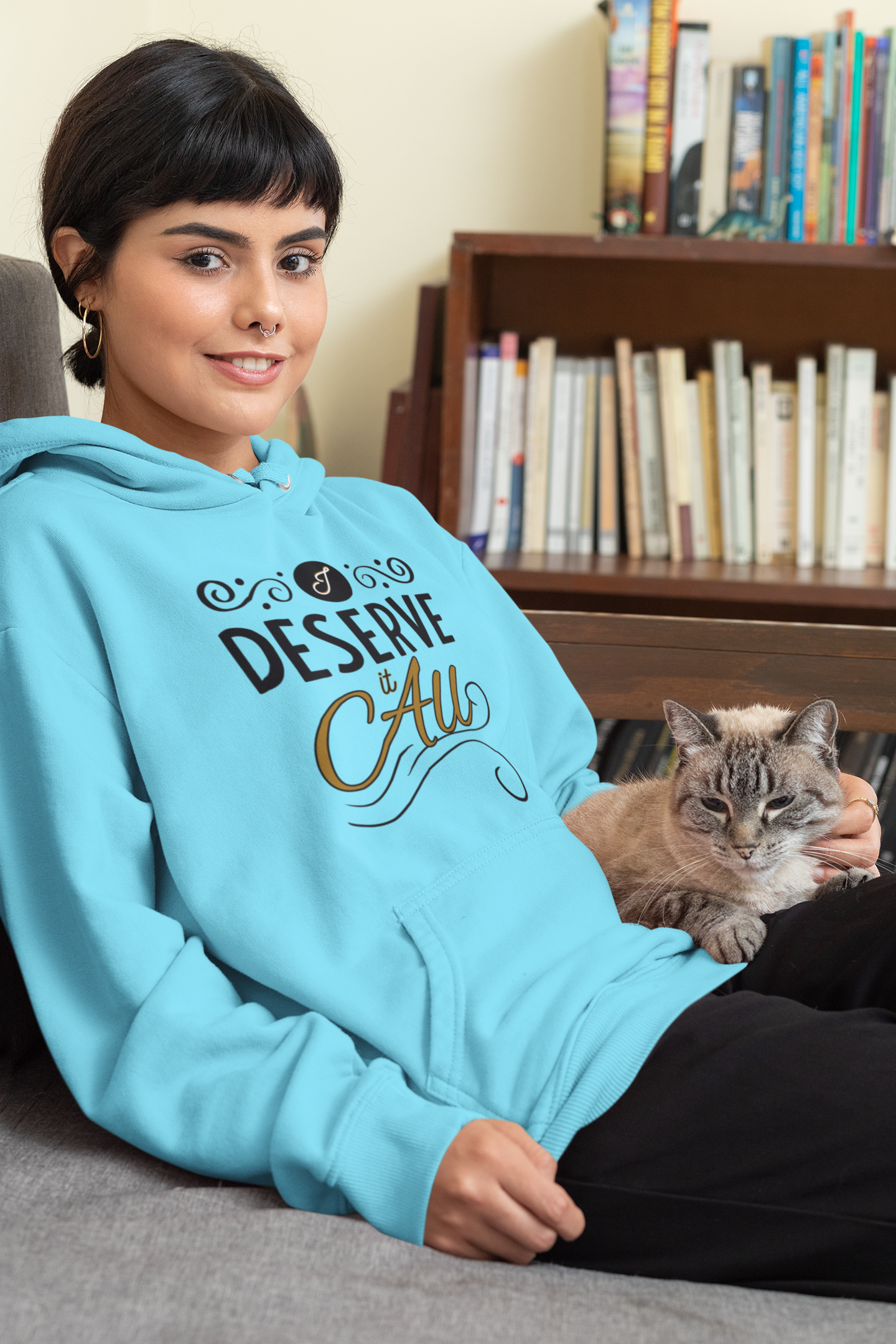 "I Deserve It All" Unisex Heavy Blend™ Hooded Sweatshirt, Lyrics from Kendrick Lamar's "Man in the Garden," Inspirational Unisex Hoodie