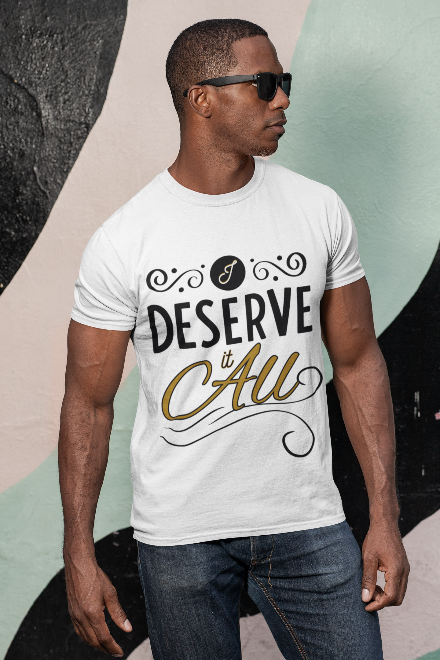 "I Deserve It All" Unisex Soft Style T-Shirt, Lyrics from Kendrick Lamar Man in the Garden, Kendrick Lamar Fan Merchandise