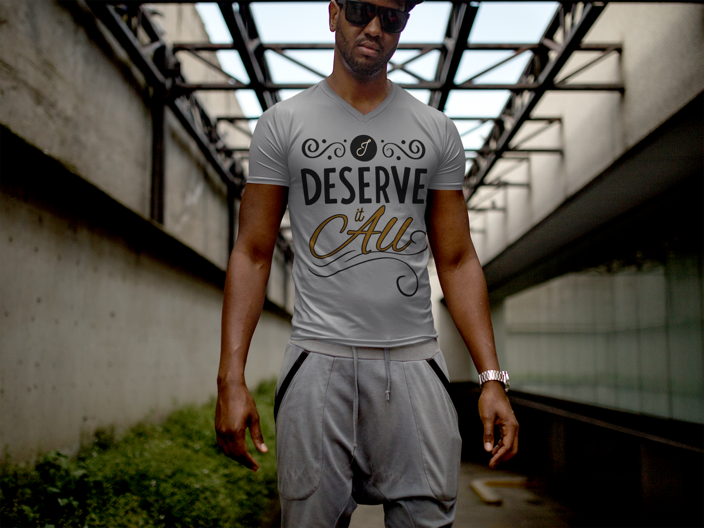 "I Deserve It All" Unisex Soft Style T-Shirt, Lyrics from Kendrick Lamar Man in the Garden, Kendrick Lamar Fan Merchandise