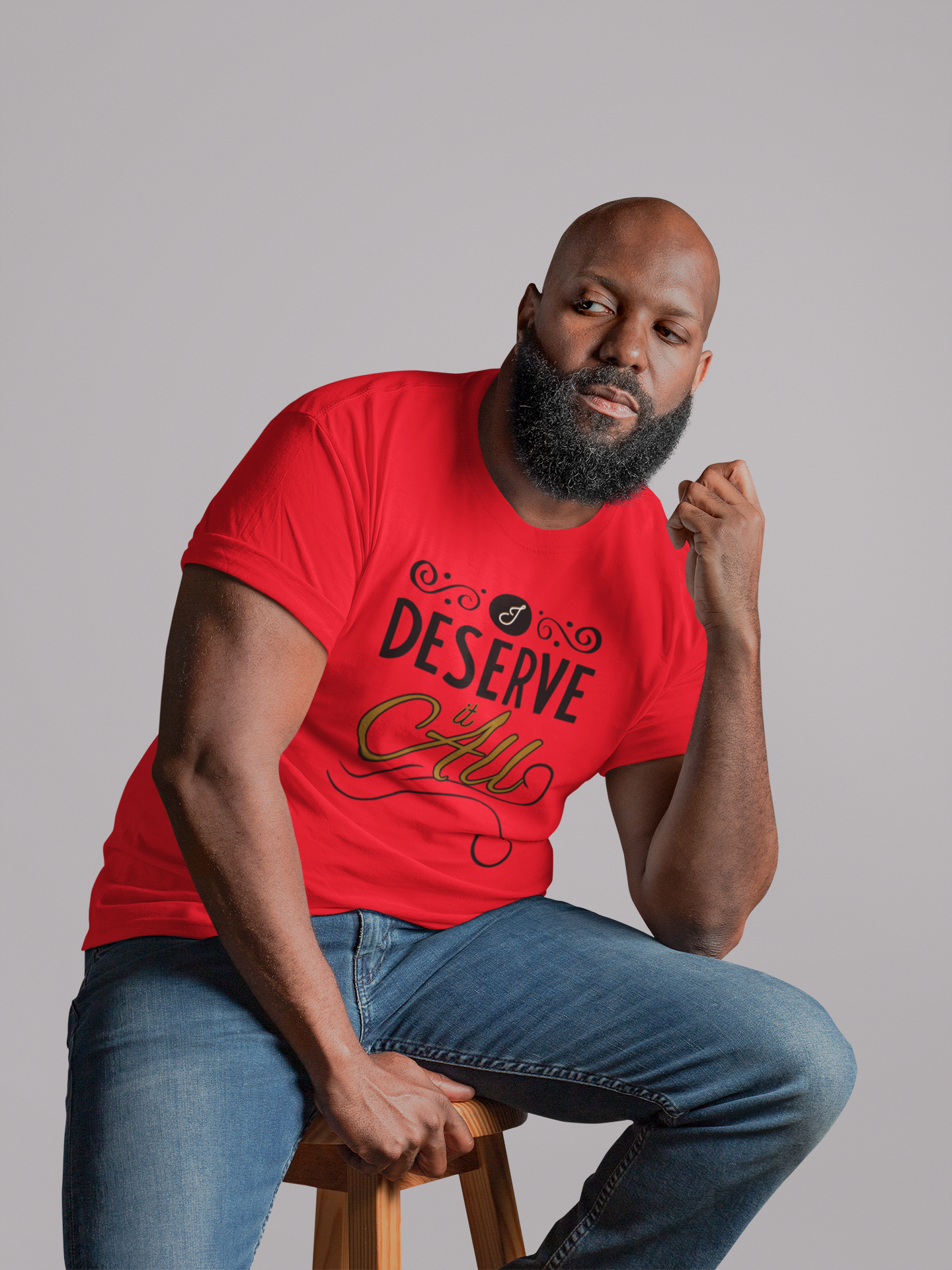 "I Deserve It All" Unisex Soft Style T-Shirt, Lyrics from Kendrick Lamar Man in the Garden, Kendrick Lamar Fan Merchandise