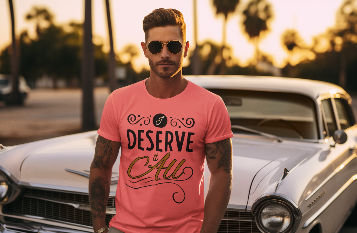 "I Deserve It All" Unisex Soft Style T-Shirt, Lyrics from Kendrick Lamar Man in the Garden, Kendrick Lamar Fan Merchandise