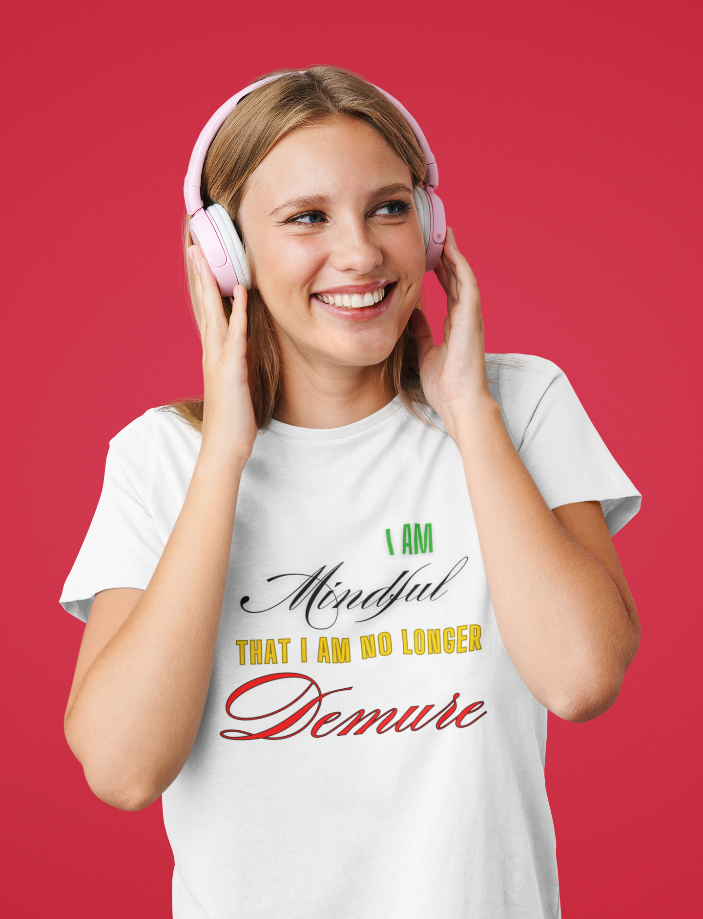 Demure Shirt, Funny Trendy T-Shirt, Viral Meme Shirt, Female Empowerment Shirt, Very Demure Very Mindful Very Cutesy, Minimalist Style, Fun