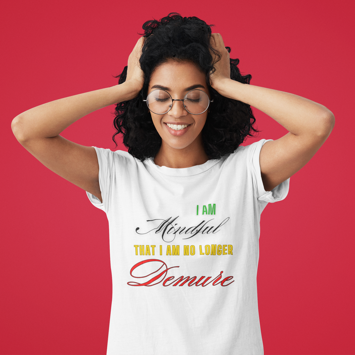 Demure Shirt, Funny Trendy T-Shirt, Viral Meme Shirt, Female Empowerment Shirt, Very Demure Very Mindful Very Cutesy, Minimalist Style, Fun