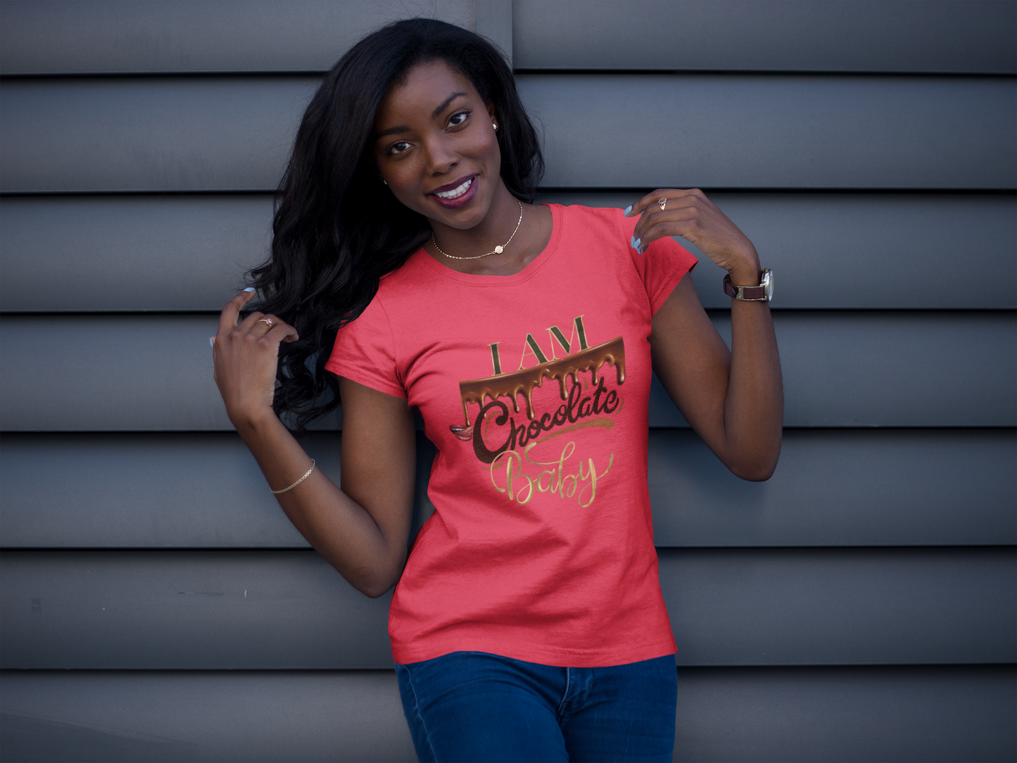 I am Chocolate Baby Tee, Black History Month Shirt, Melanin Shirts, Black Panther Tees, Black Culture T-shirts, Black Pride Shirts, T-Shirts for Black Women & Men