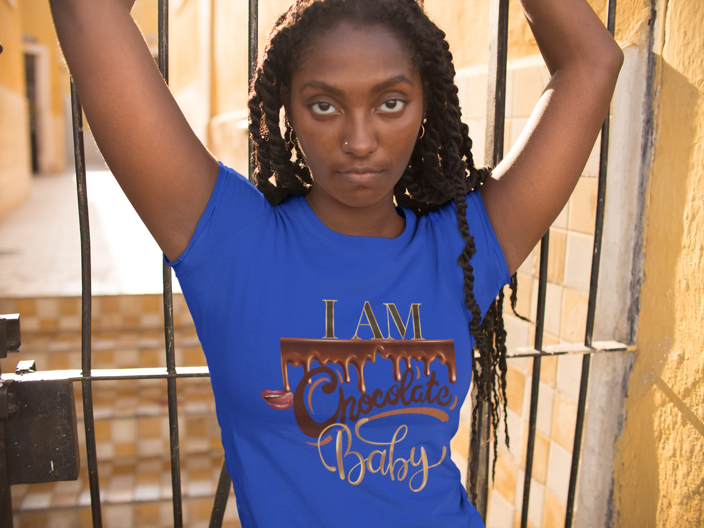 I am Chocolate Baby Tee, Black History Month Shirt, Melanin Shirts, Black Panther Tees, Black Culture T-shirts, Black Pride Shirts, T-Shirts for Black Women & Men