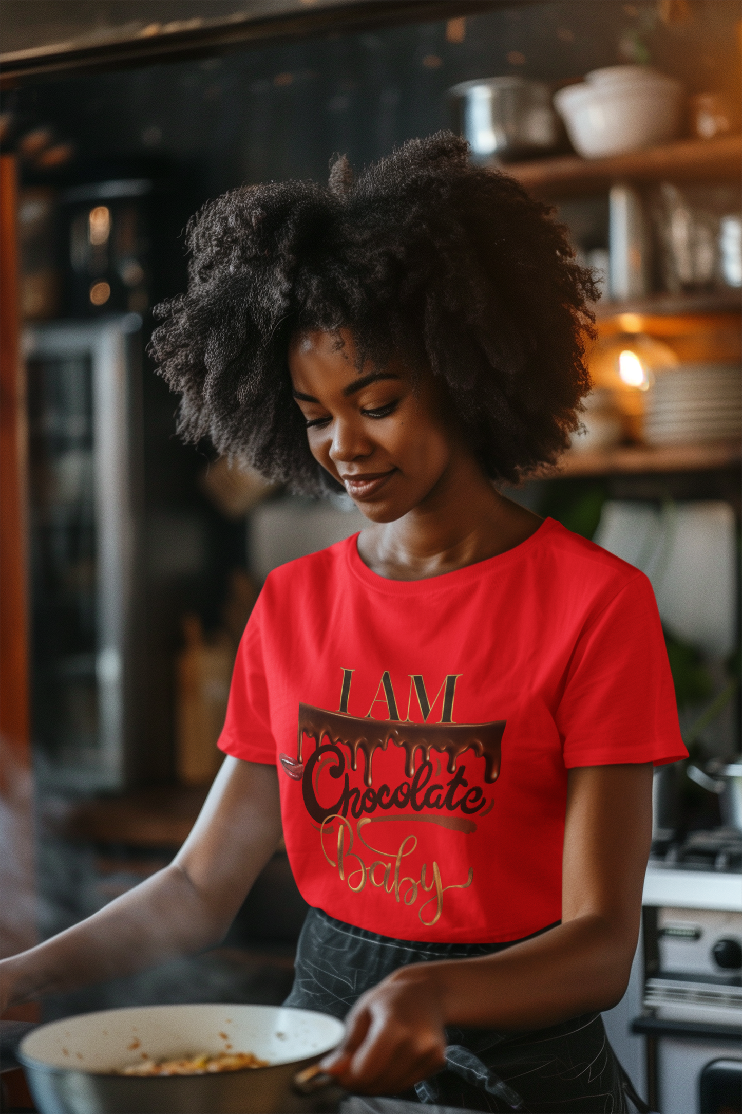 I am Chocolate Baby Tee, Black History Month Shirt, Melanin Shirts, Black Panther Tees, Black Culture T-shirts, Black Pride Shirts, T-Shirts for Black Women & Men