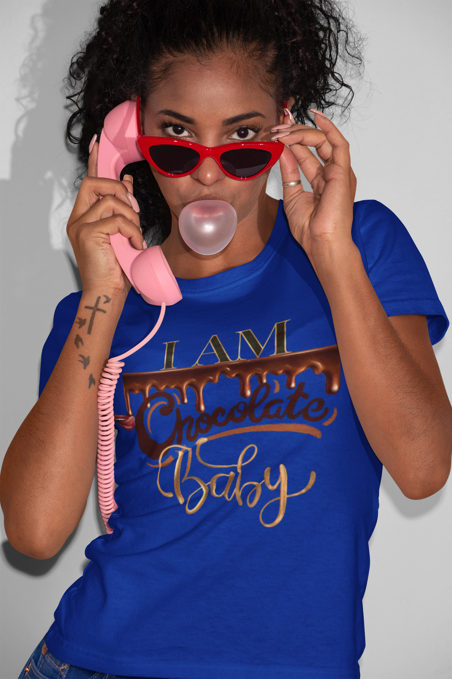 I am Chocolate Baby Tee, Black History Month Shirt, Melanin Shirts, Black Panther Tees, Black Culture T-shirts, Black Pride Shirts, T-Shirts for Black Women & Men