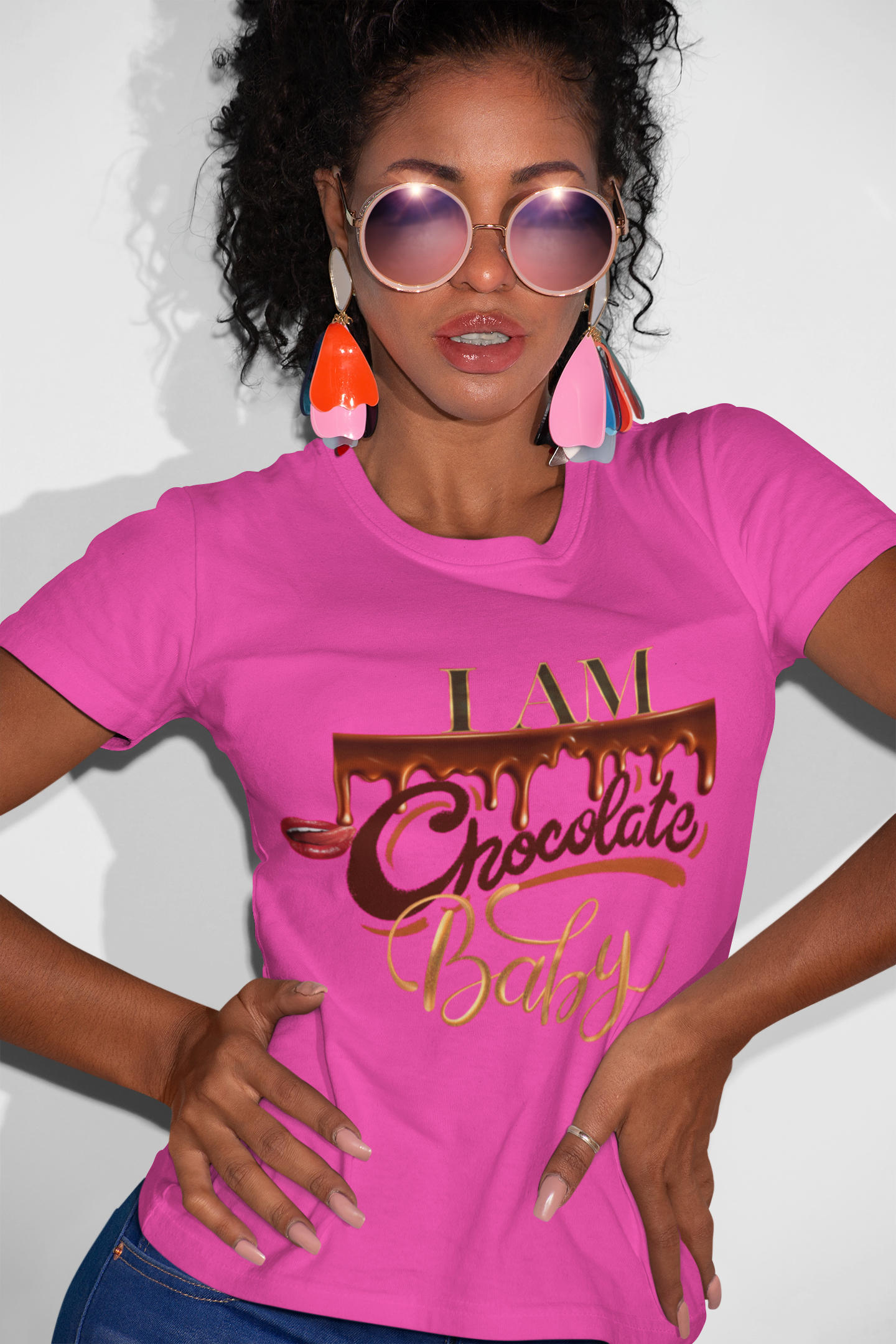 I am Chocolate Baby Tee, Black History Month Shirt, Melanin Shirts, Black Panther Tees, Black Culture T-shirts, Black Pride Shirts, T-Shirts for Black Women & Men