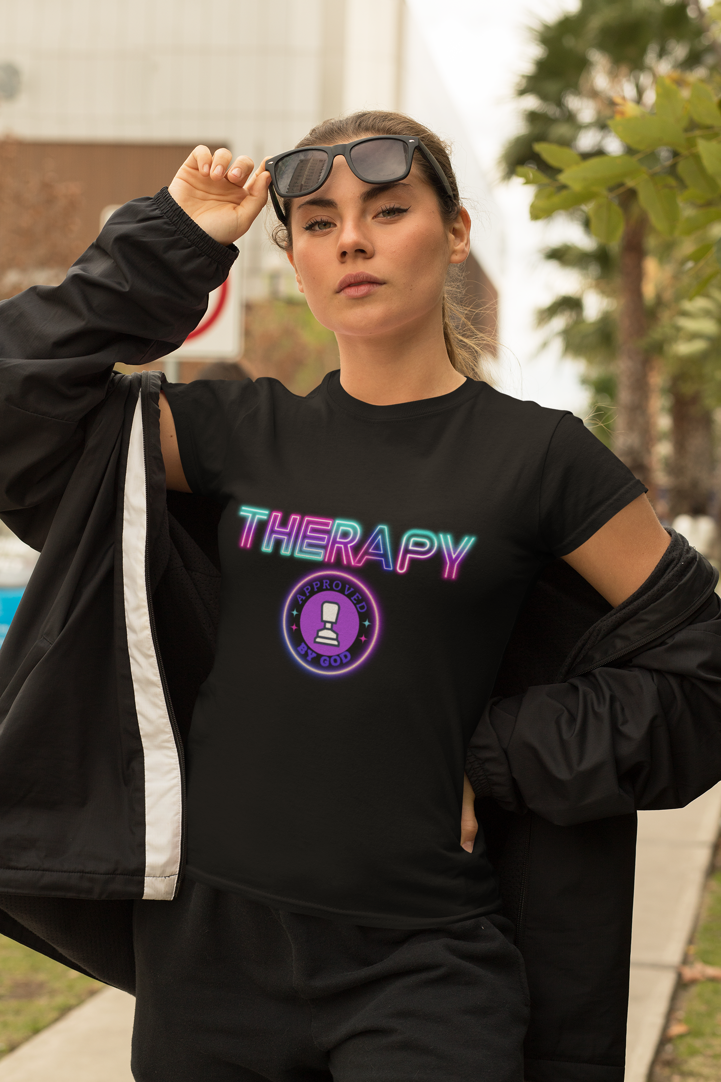 Mental Health Shirts, Mental Health Care Gifts, Inspirational Shirts, Therapy T-shirts, Therapy Works, Motivational T-Shirts, Religious Tees