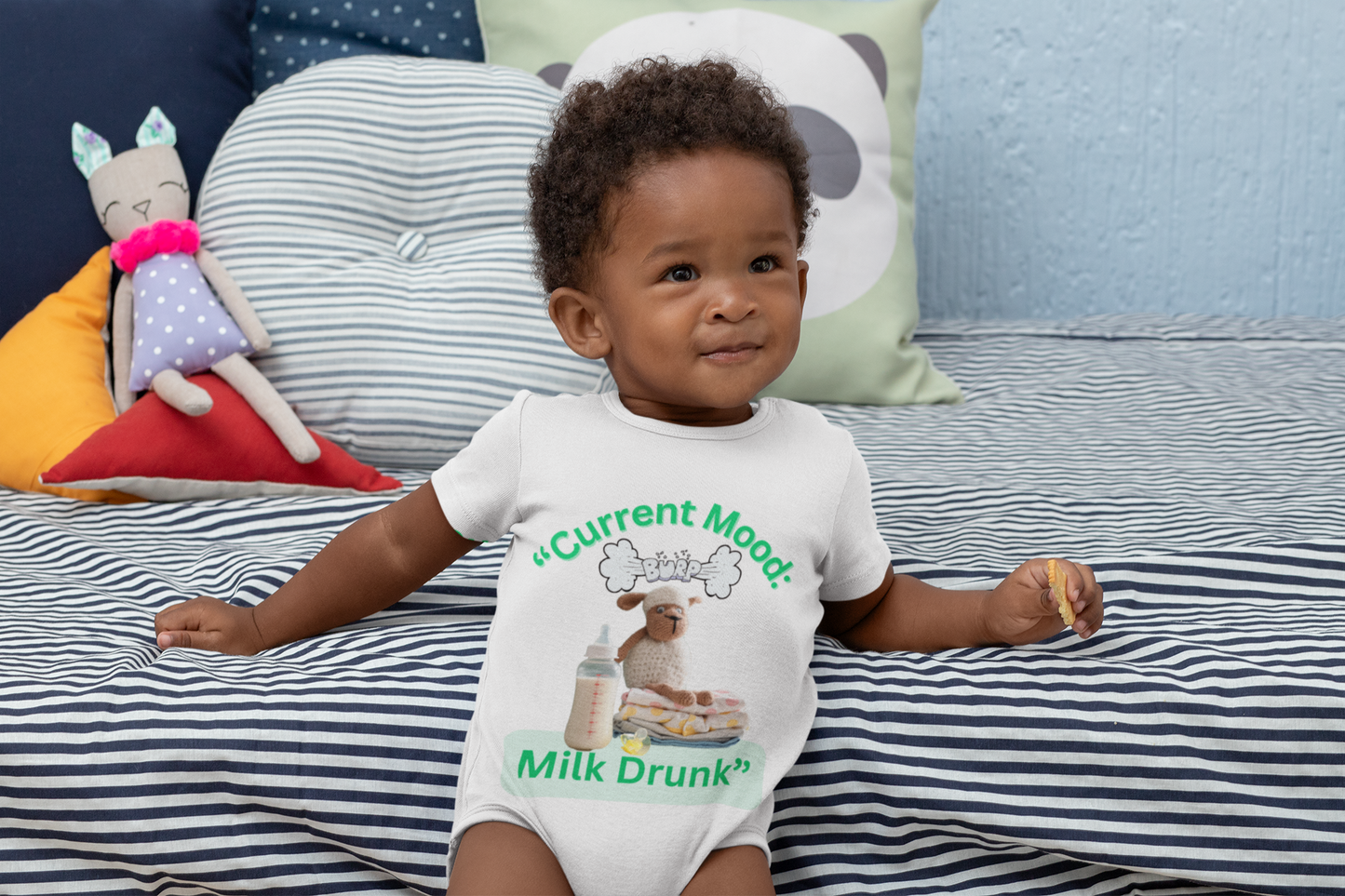 Funny Baby Onesies from 0 to 24 Months, Cute Colorful Baby Onesies for Boy or Girl, Milk Drunk Baby Onesies, Newborn Baby Shower Gifts