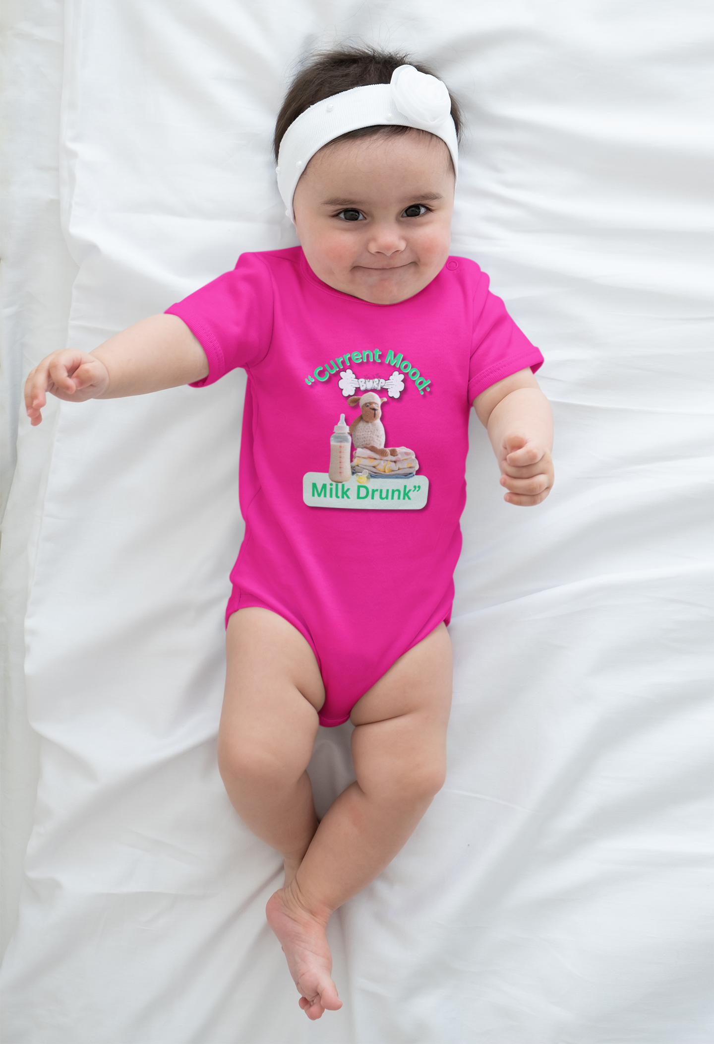 Funny Baby Onesies from 0 to 24 Months, Cute Colorful Baby Onesies for Boy or Girl, Milk Drunk Baby Onesies, Newborn Baby Shower Gifts