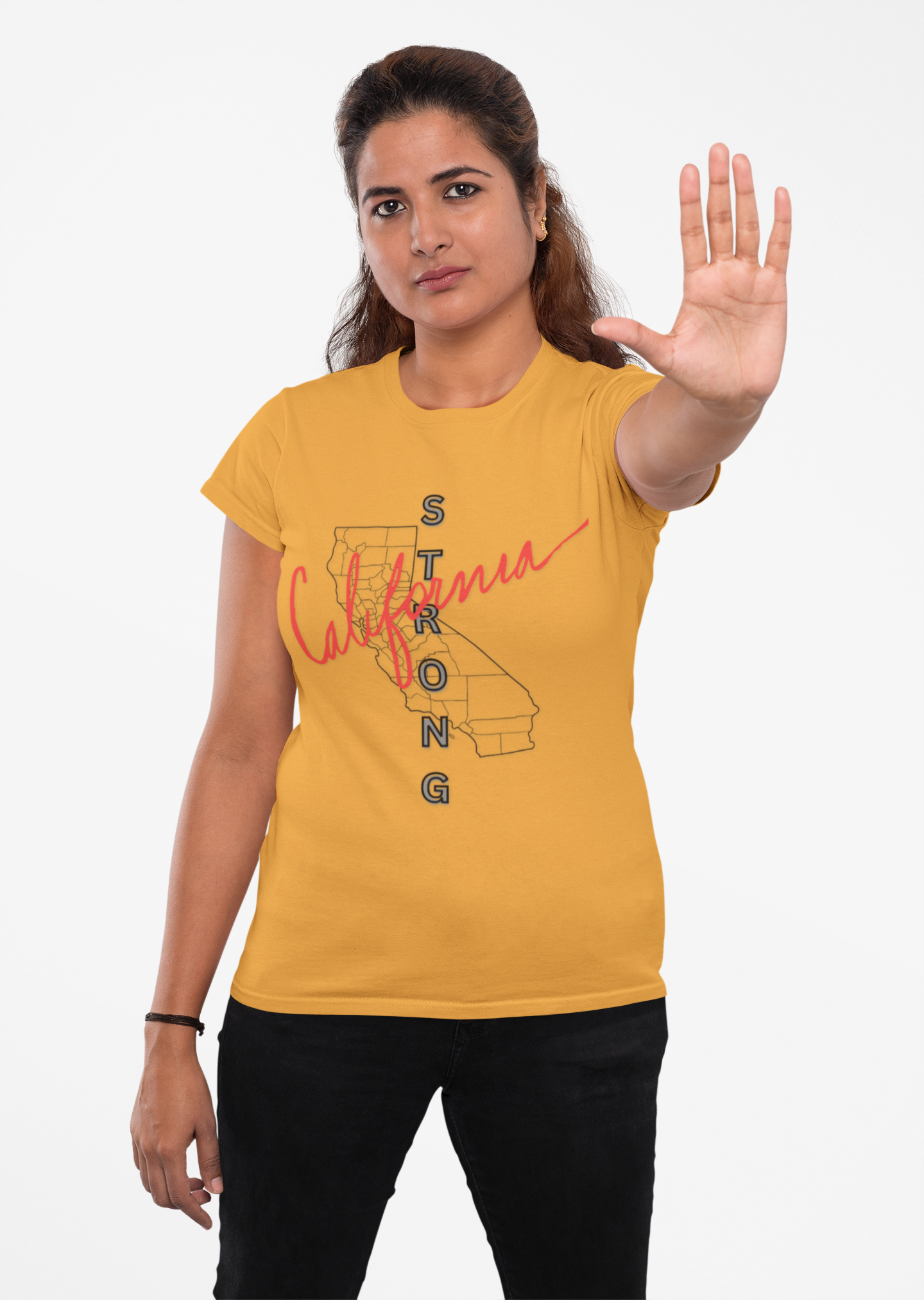 California is Strong, Standing up for California, California T-Shirt for Resilience, Californians are United and Resilient, We will Rebuild our Cities