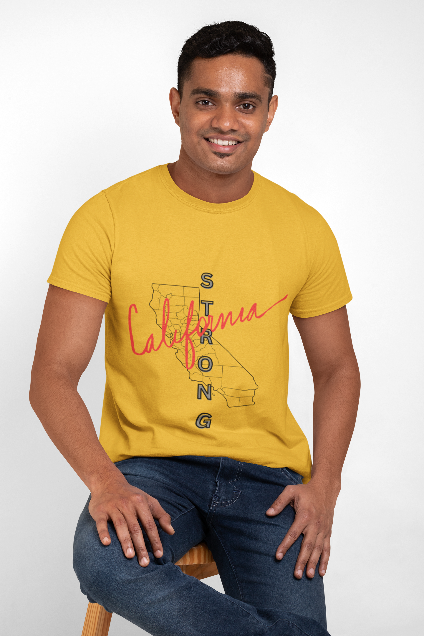 California is Strong, Standing up for California, California T-Shirt for Resilience, Californians are United and Resilient, We will Rebuild our Cities