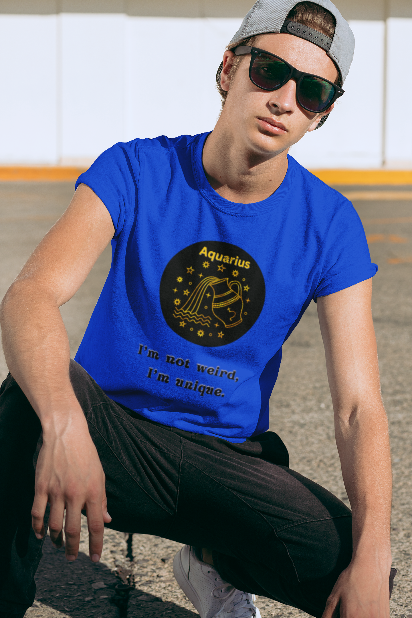 Aquarius T-Shirt, Aquarius Horoscope Gifts, Birth Month Gifts, Zodiac Sign T-Shirt Gifts, Astrology T-Shirt, Unisex Heavy Cotton Tee