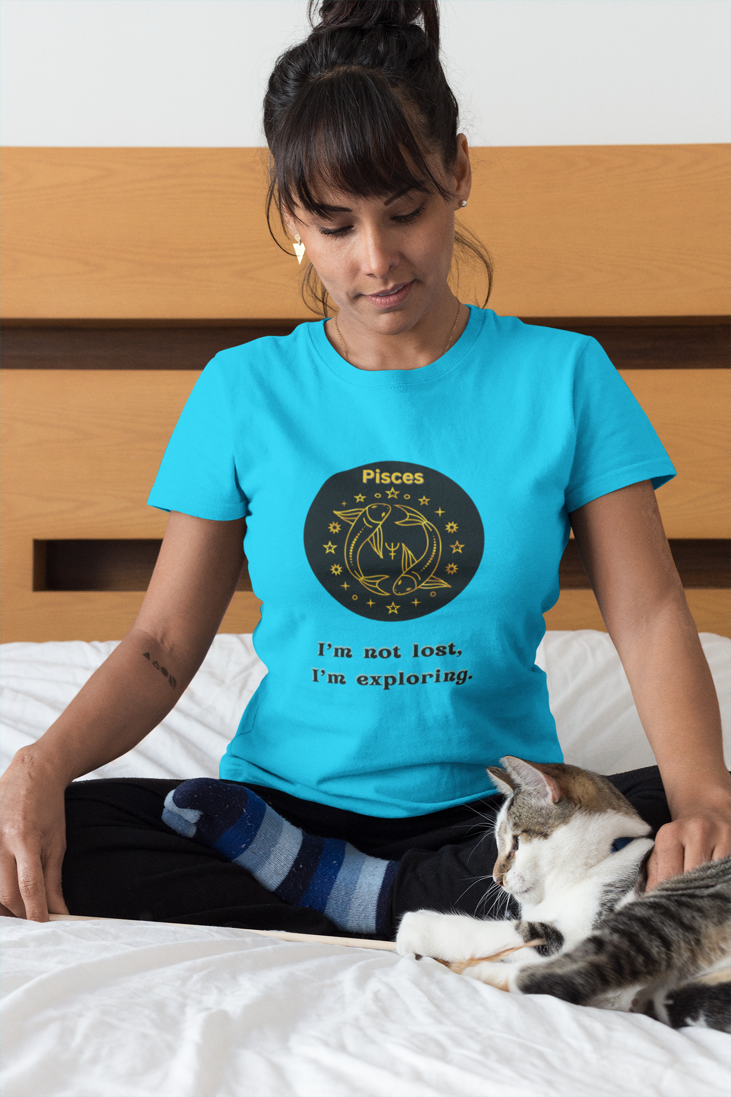 Pisces T-Shirt, Pisces Horoscope Gift, Birth Month Gift, Zodiac Sign T-Shirt Gift, Astrology Pisces T-Shirt, Unisex, Gift for a Pisces Horoscope