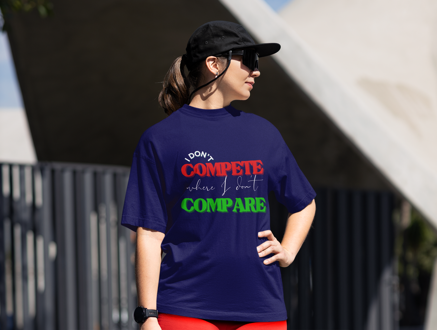 I Don't Compete, Where I Don't Compare, Self Love T-Shirt, Melanin T-Shirts for Black Women, Black Girl Magic,
