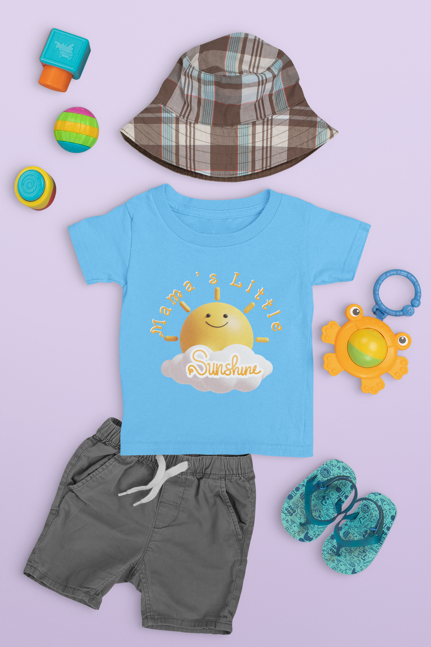 Mama's Little Sunshine Infant Fine Jersey Tee, Perfect Baby Shower Gift for Boy or Girl, 6-24 Mo. Toddler T-Shirt Gifts, T-Shirts for Toddler Boy and Girls