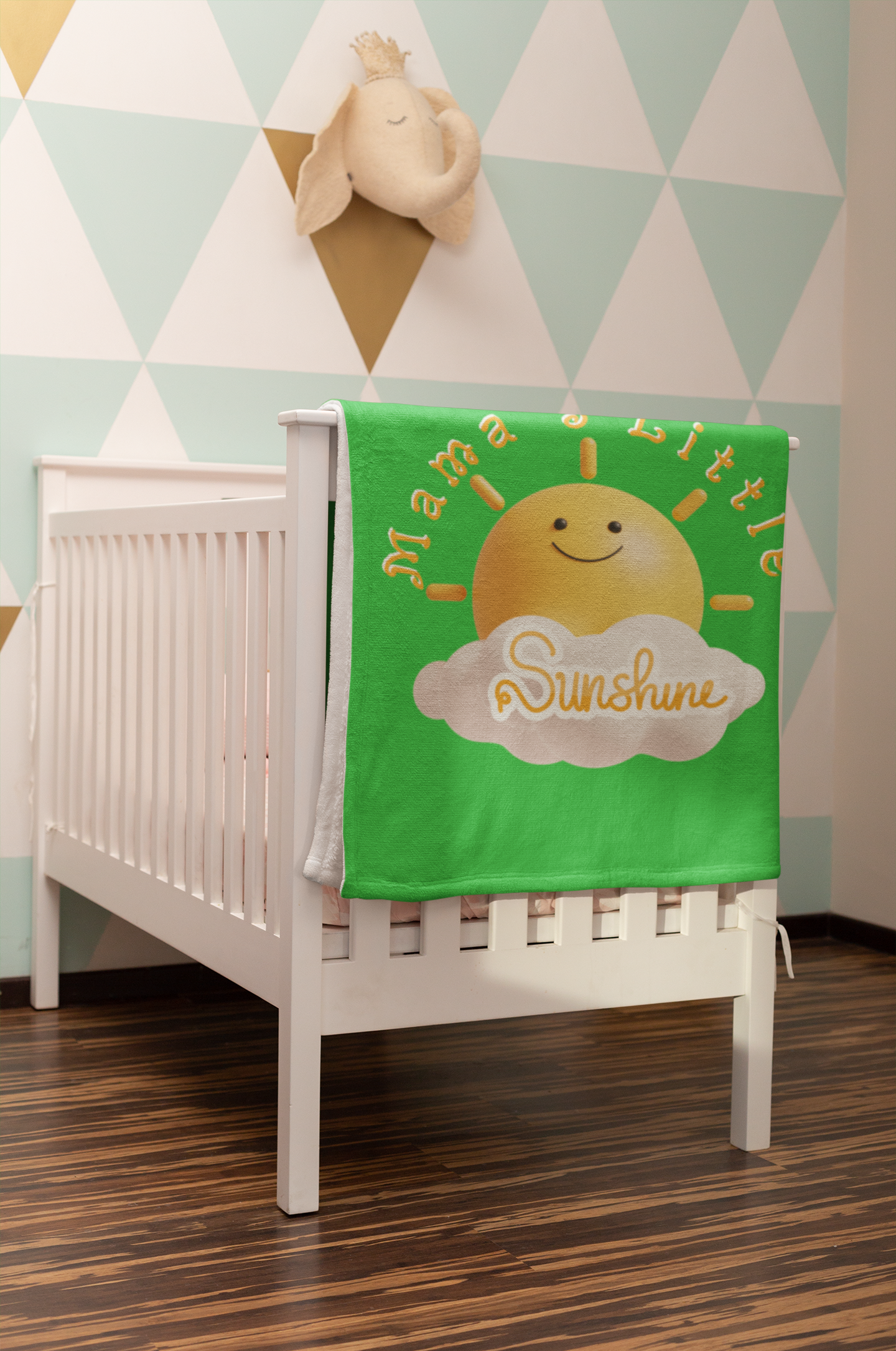 Baby Swaddle Blanket, Mama's Little Sunshine Blanket, Baby Shower Gifts for Boys and Girls, Perfect Baby Shower Gift, Newborn Gift