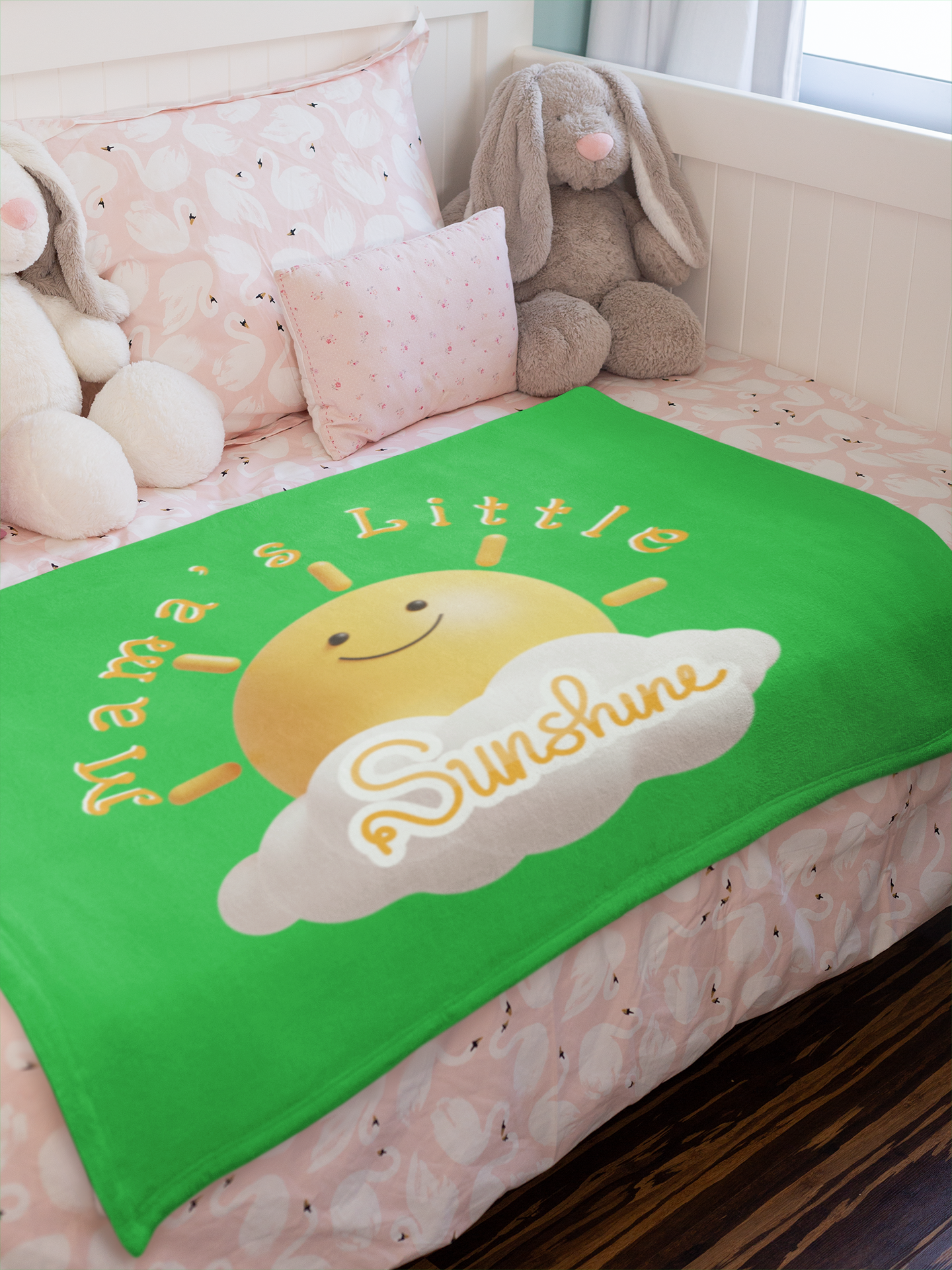 Baby Swaddle Blanket, Mama's Little Sunshine Blanket, Baby Shower Gifts for Boys and Girls, Perfect Baby Shower Gift, Newborn Gift
