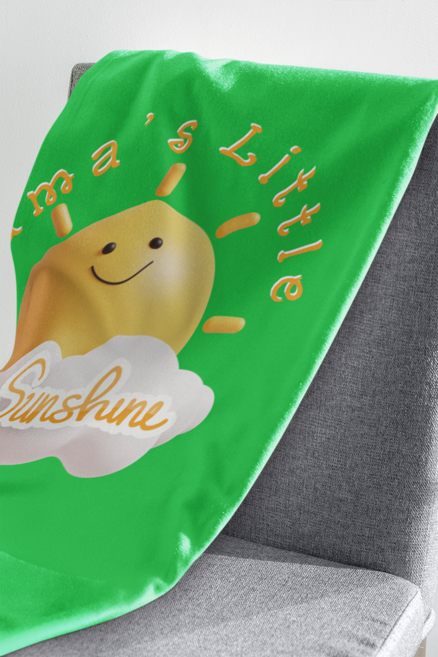 Baby Swaddle Blanket, Mama's Little Sunshine Blanket, Baby Shower Gifts for Boys and Girls, Perfect Baby Shower Gift, Newborn Gift