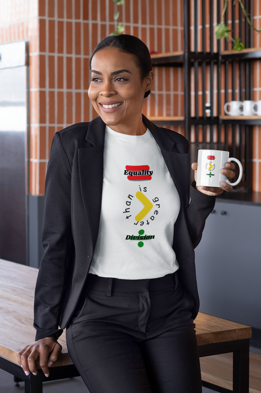 Juneteenth Shirt, Equality is Greater Than T-shirts, Afrocentric T-shirts, Black Pride Shirts, T-Shirts for Black 92% Black Women