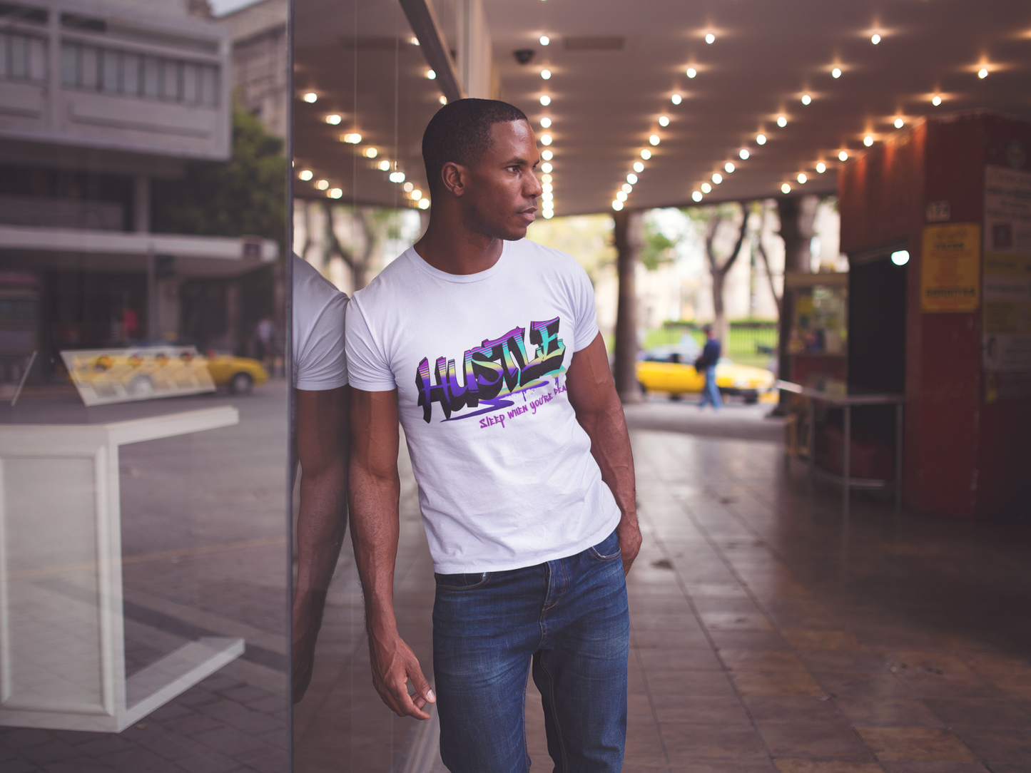Hustle Hard - Vibrant Graffiti Design, Graffiti-Inspired Art, Motivational Merchandise, Entrepreneur Lifestyle Apparel, Unisex Motivational Gift