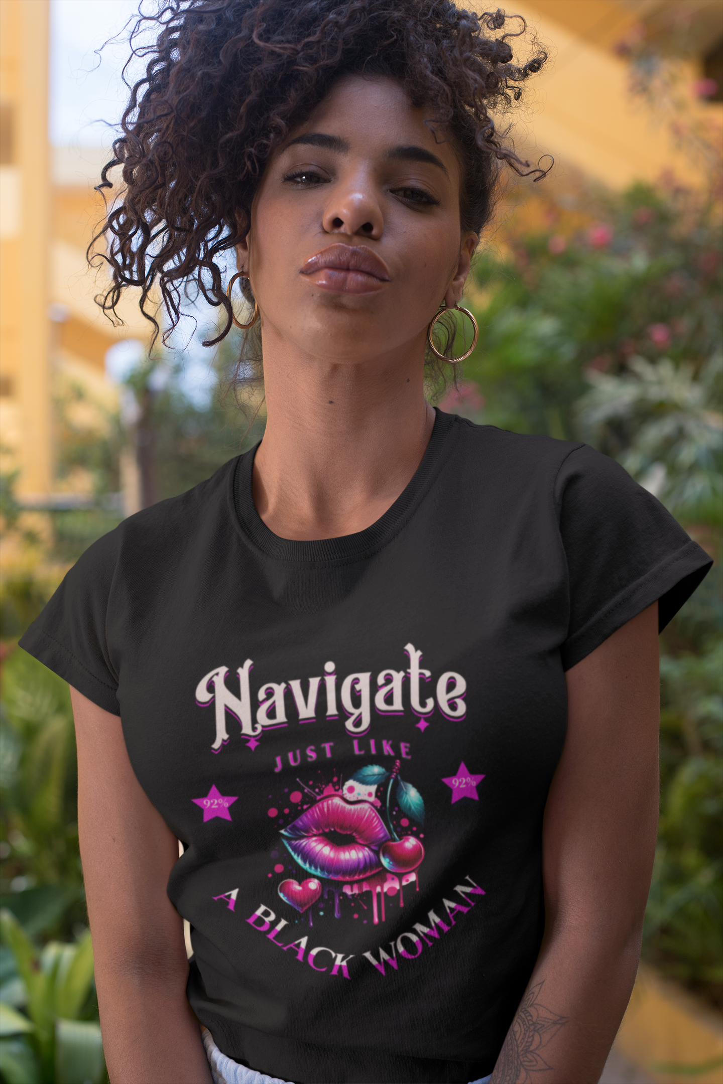 Black Girl Magic T-Shirts, Black History Month Shirts for Women, Navigate Like a Black Woman, Black Woman Shirt, 92% Black Woman Club