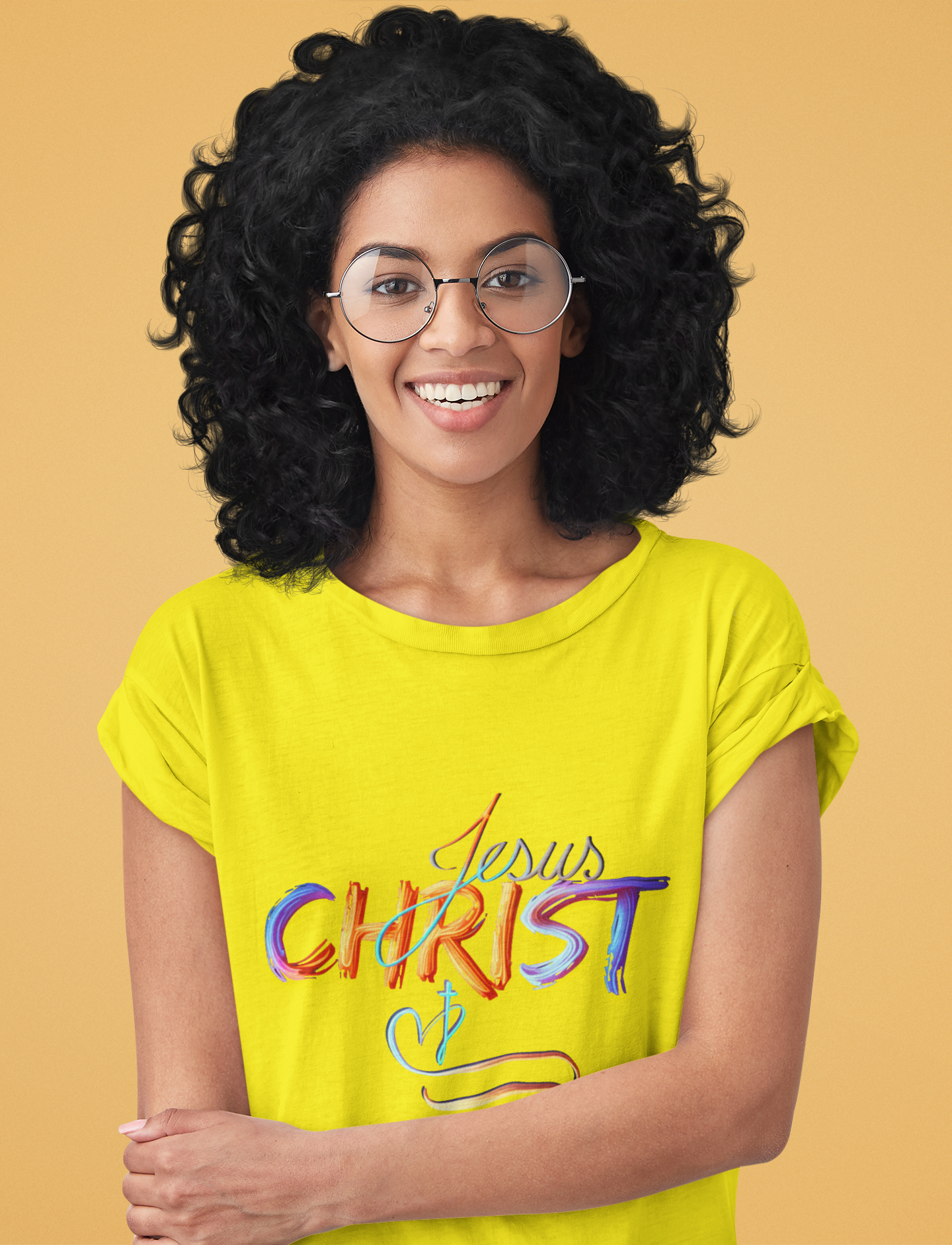 Jesus Christ Shirt, Faith & Light T-shirt, Christian Apparel, Bold Christian Graphics, Christian Gift, Faith-Based Art, Gospel Merchandise