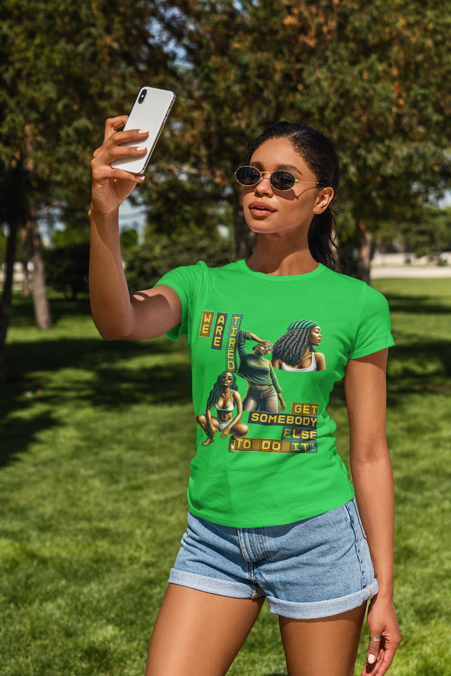 "We are Tired. Get Somebody Else to Do It!" 92% Black Women Shirt, Women Empowerment Shirt, Activism Shirts for Women,
