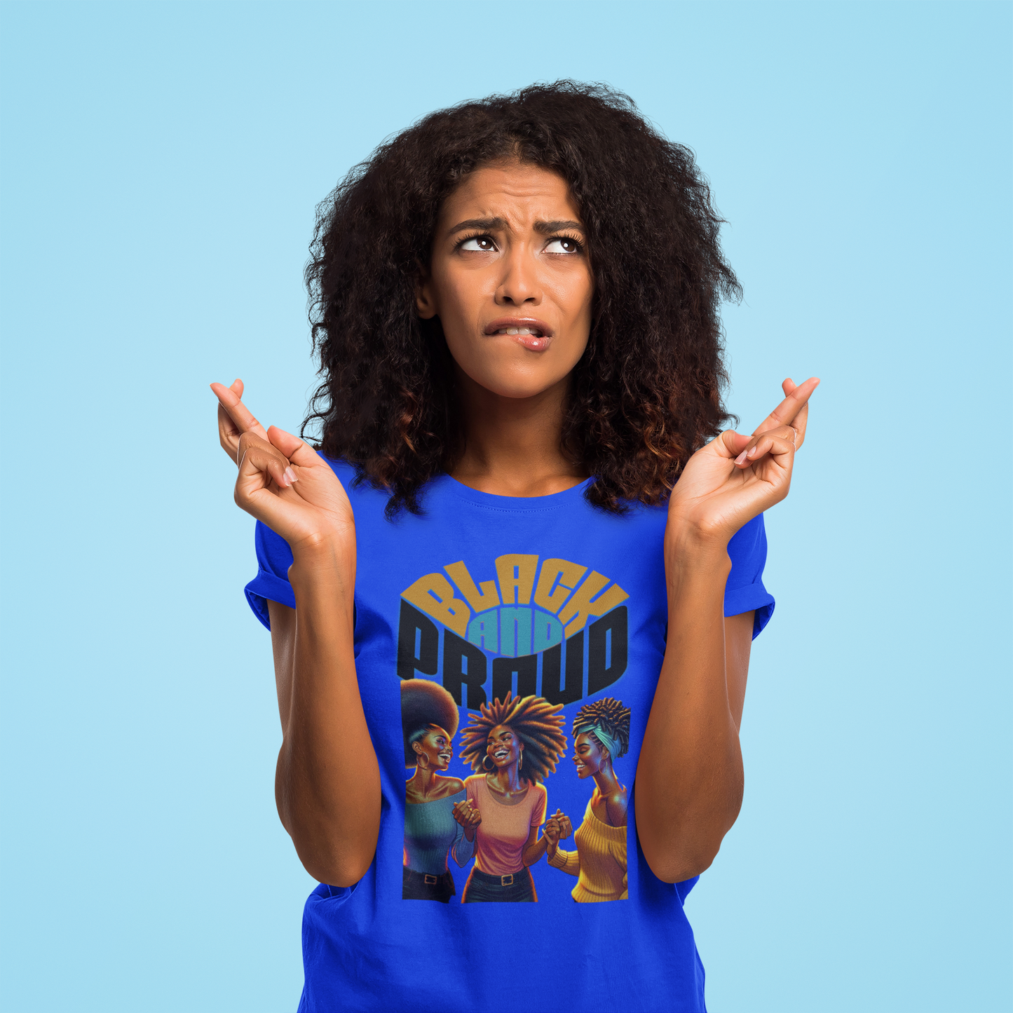 Black and Proud: Sisters United Shirt, Black Culture Shirts, Melanin Power, Black Girl Magic Shirts, African American T-Shirts, Nubian Queens T-Shirts,