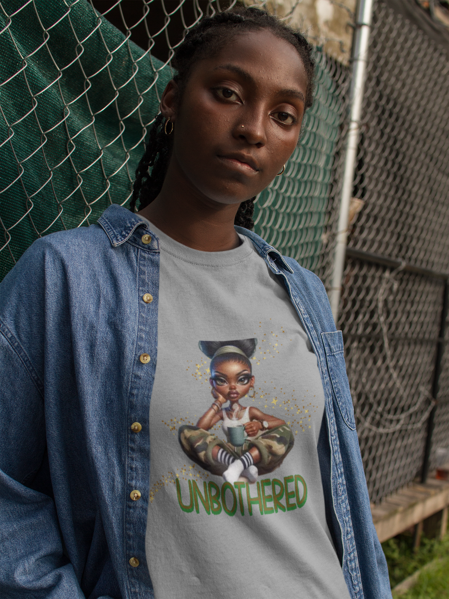 Unbothered Serenity T-Shirts for Women, Black Woman Empowerment, 92% Black Women Shirts, Melanin Magic T-Shirts, Black Girl Magic Tees