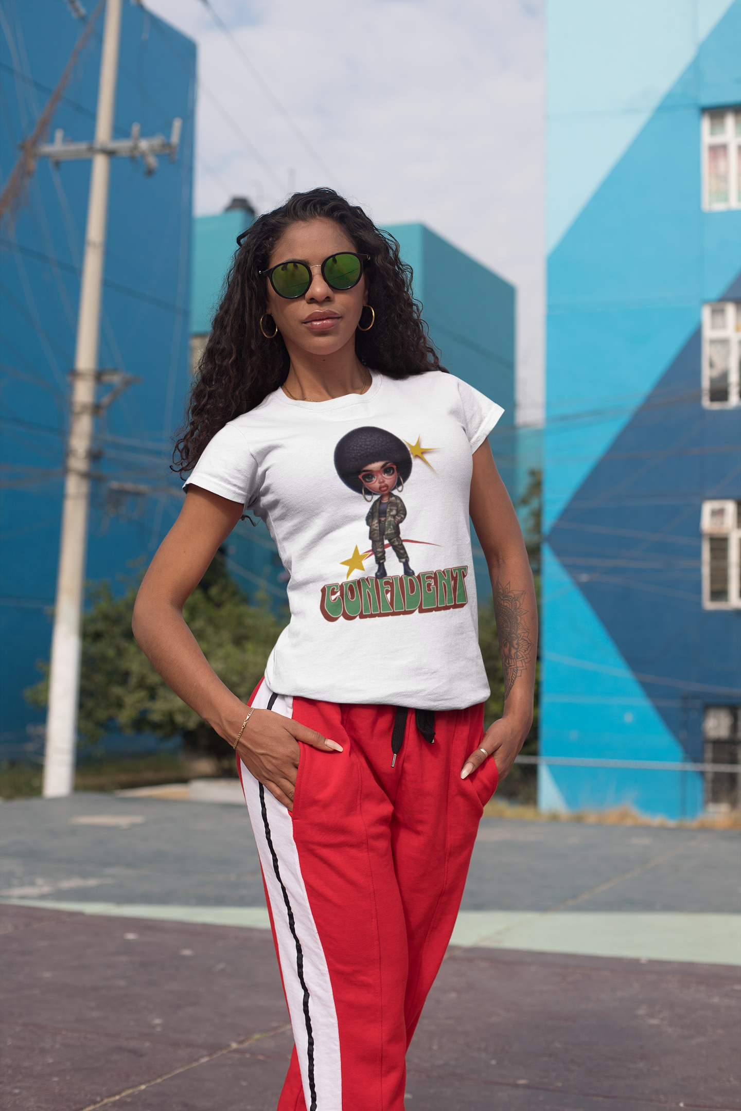 Black Femininity and Individuality, Black Women Confidence Shirt, Melanin Shirt for Black Women, Black Girl Magic T-Shirts, Confident T-Shirt