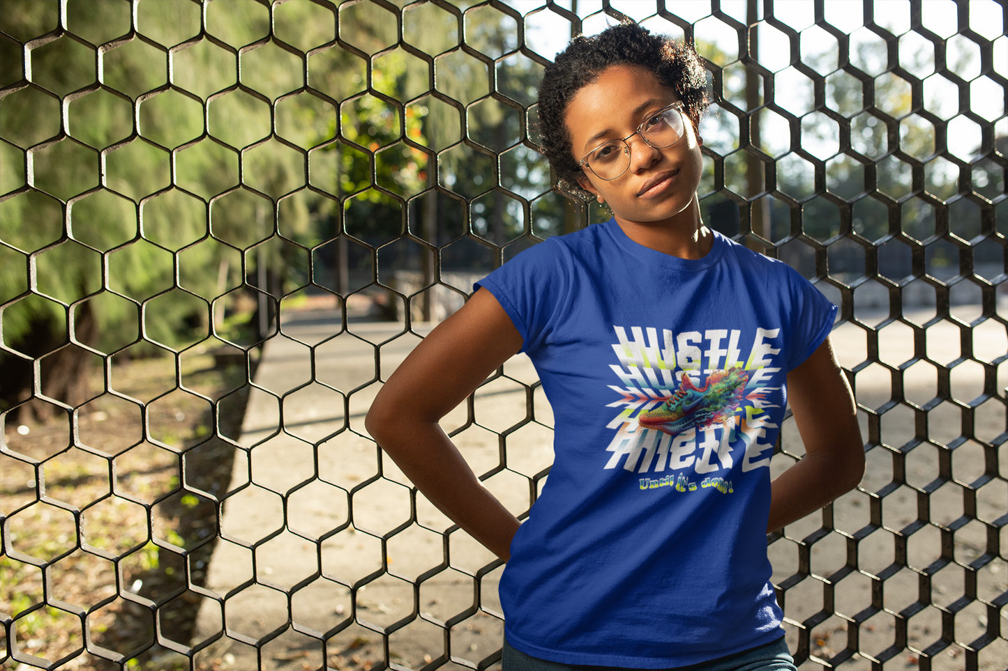 Unisex Motivational Hustle T-Shirt, Never Give Up Shirt, Hustle and Motivate Shirt, Perseverance and Commitment Tees