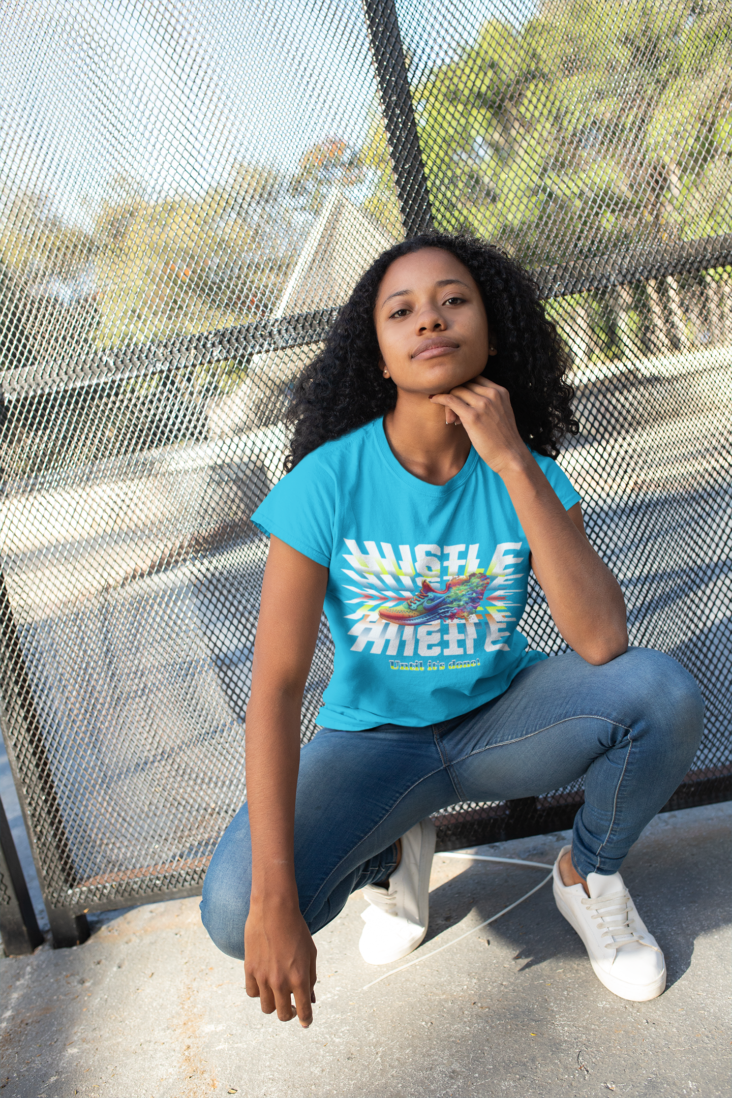 Unisex Motivational Hustle T-Shirt, Never Give Up Shirt, Hustle and Motivate Shirt, Perseverance and Commitment Tees