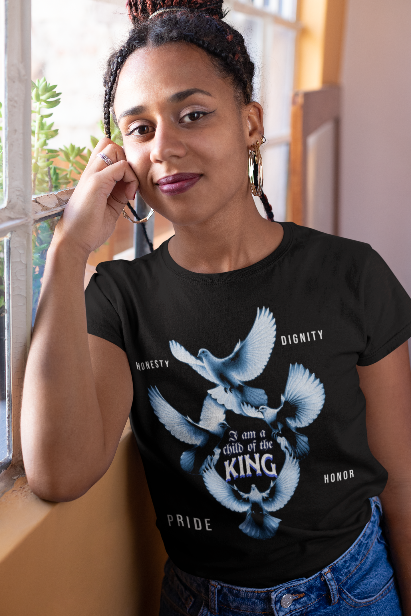 Inspirational Unisex Tee - "Child of the King" - Pride, Honor, Dignity, Religious T-Shirts for Men and Women, Inspirational T-Shirts