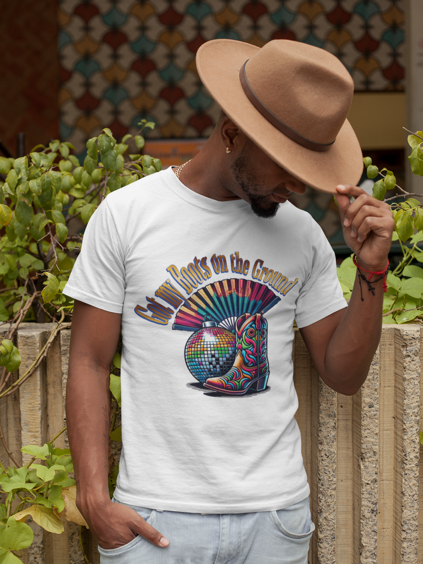 Boots on the Ground Groove Tee, Disco Ball Unisex Jersey Tee - Fun Tee for Latest Dance Crave Boots on the Ground Music Lovers